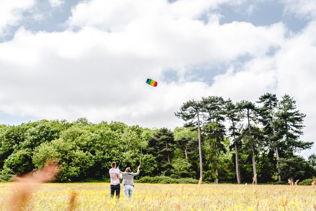 Unique engagement shoot touches