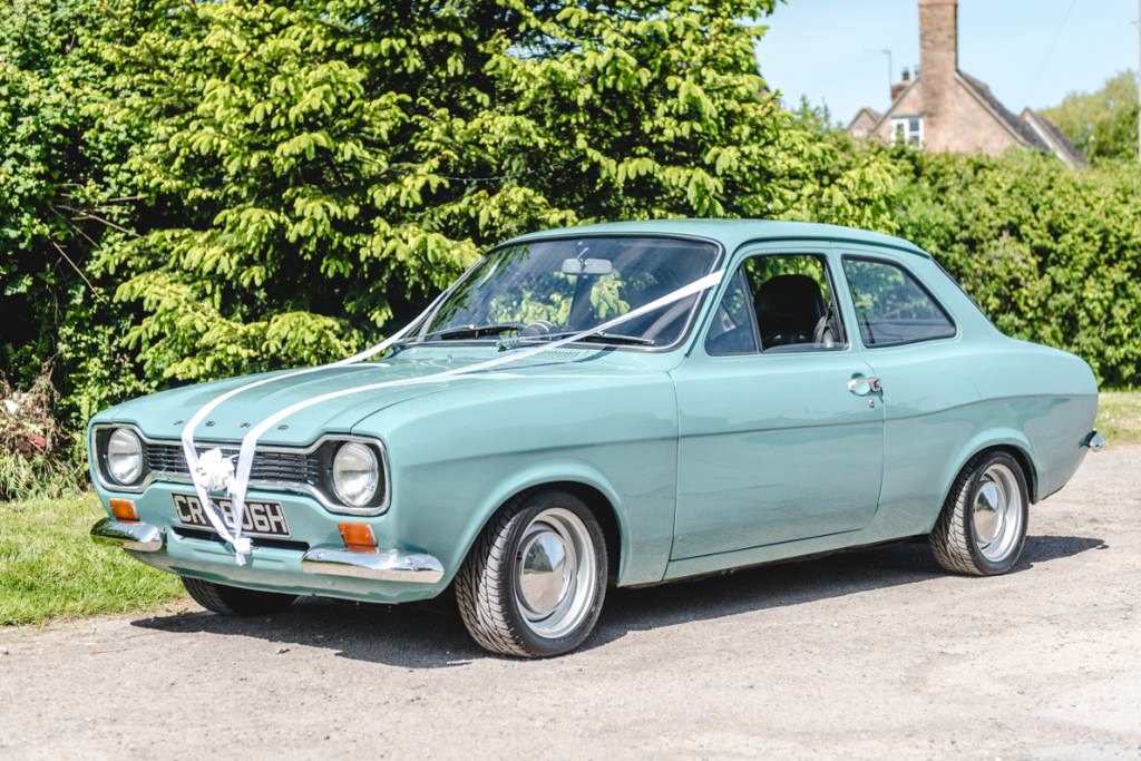 escort mk1 weding car with cosworth engine