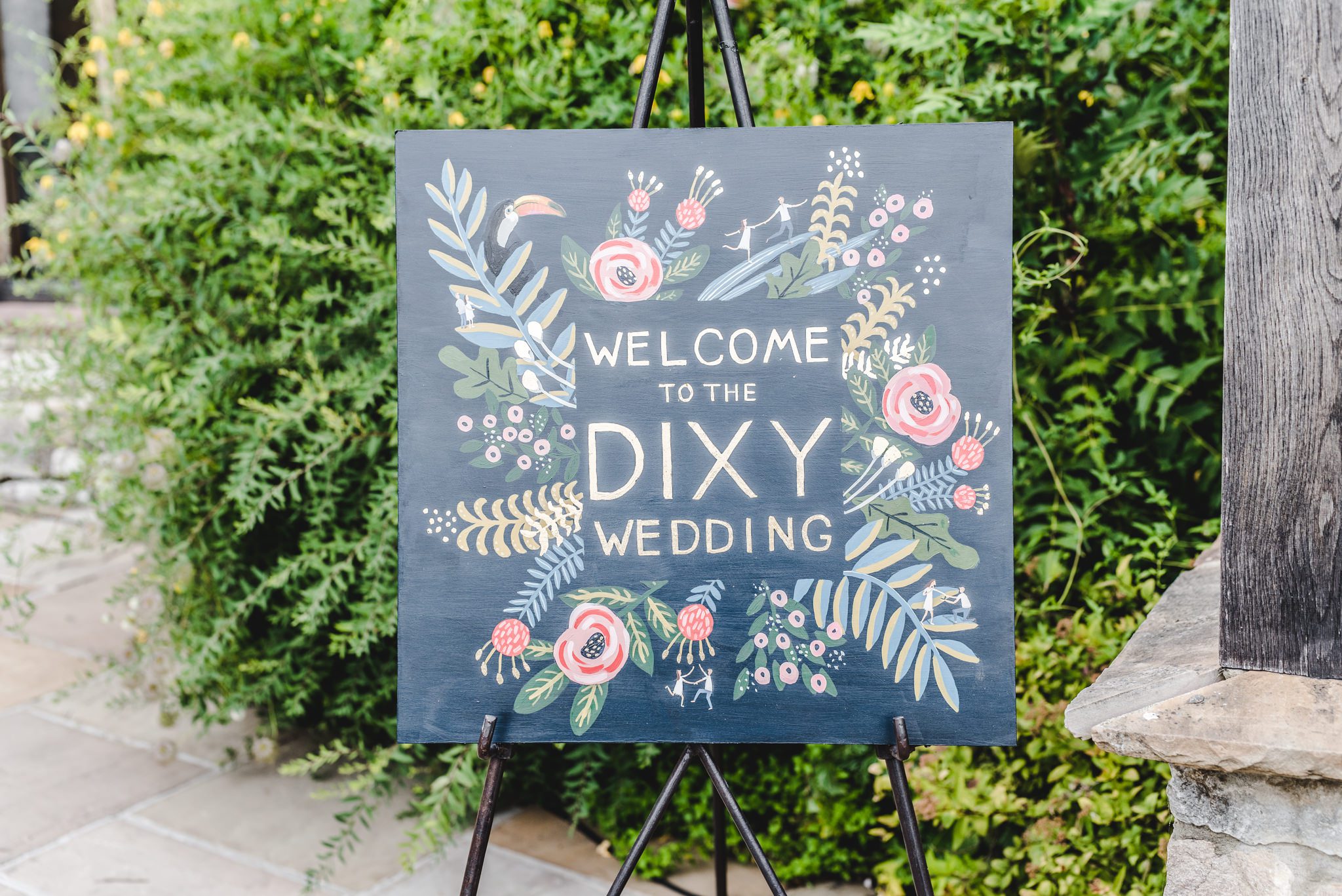 decorative wedding sign