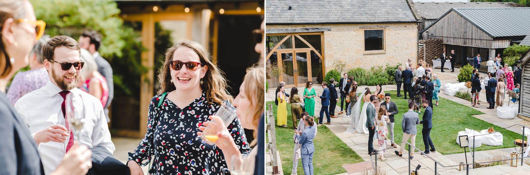 Upcote Barn courtyard