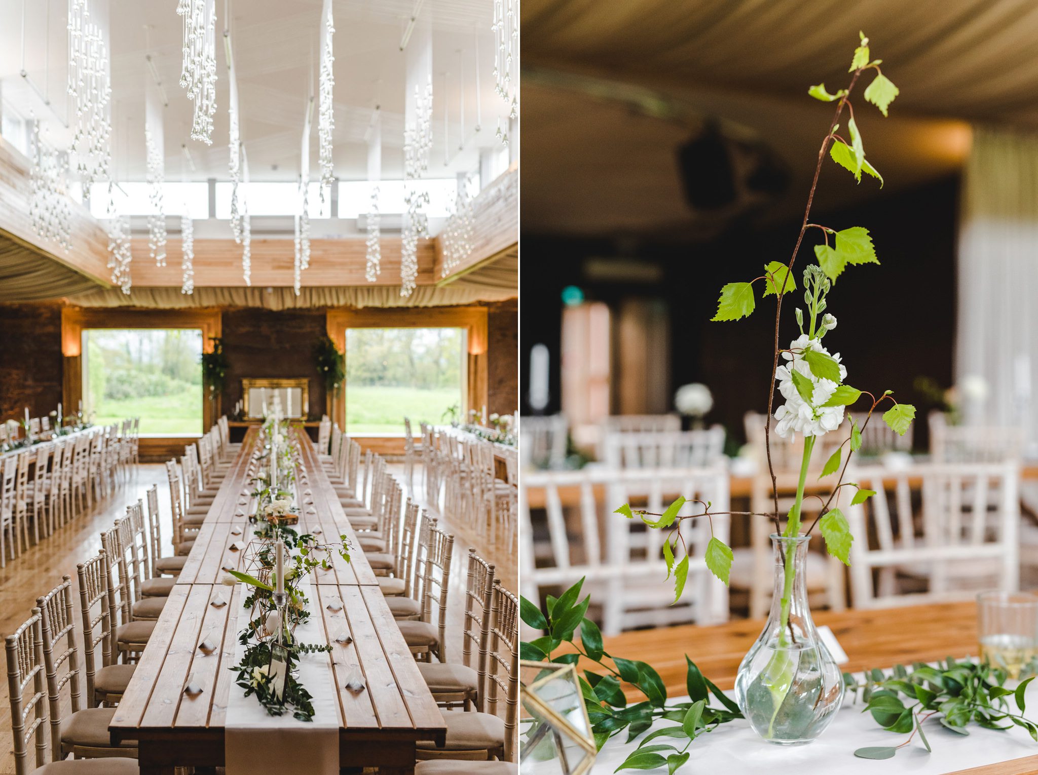 Gillyflower Elmore set up for a wedding breakfast