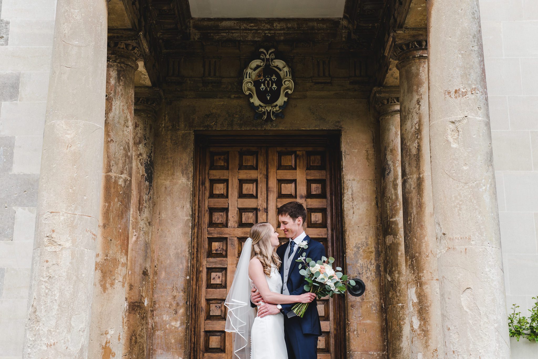 Bride and Groom wedding portraits by Bigeye Photography at Elmore Court