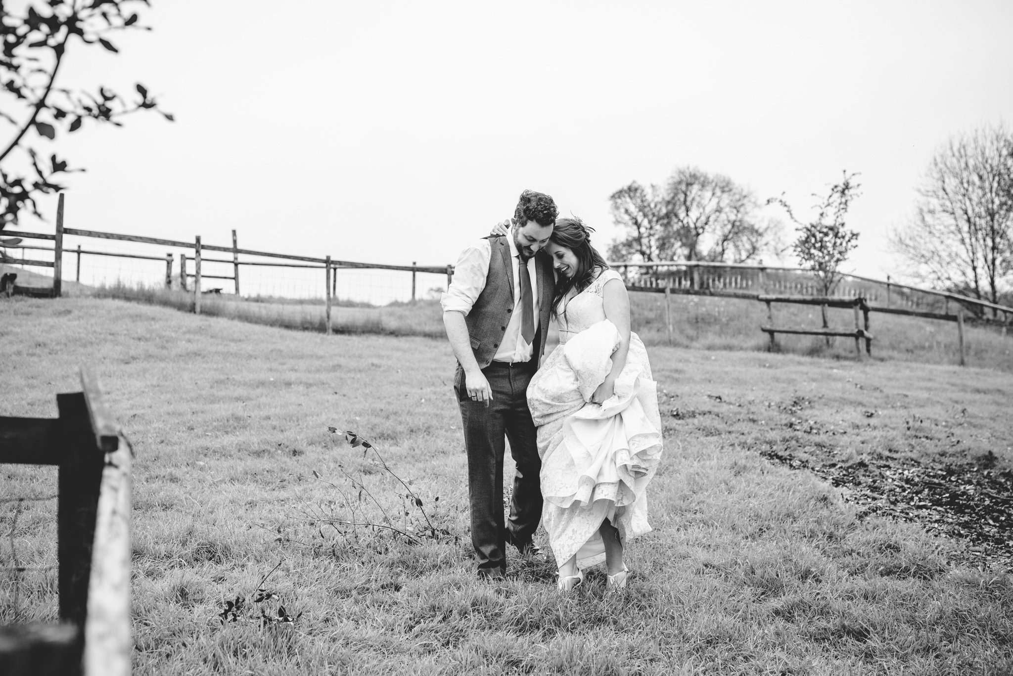 Kingscote Barn wedding photographer emotion