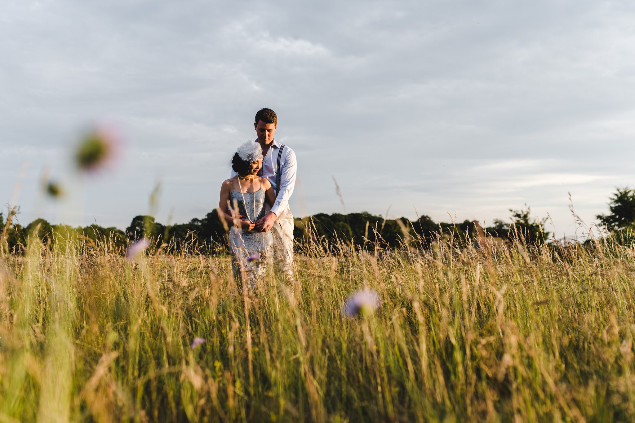 Couple portraits in pretty light