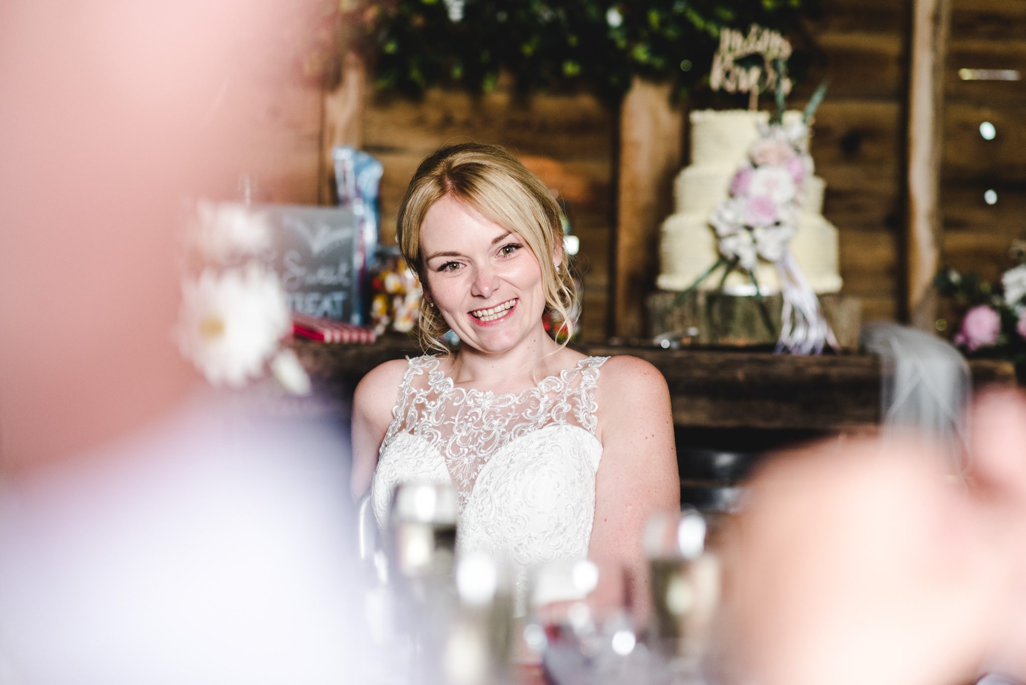 Wedding speeches at cold harbour barn