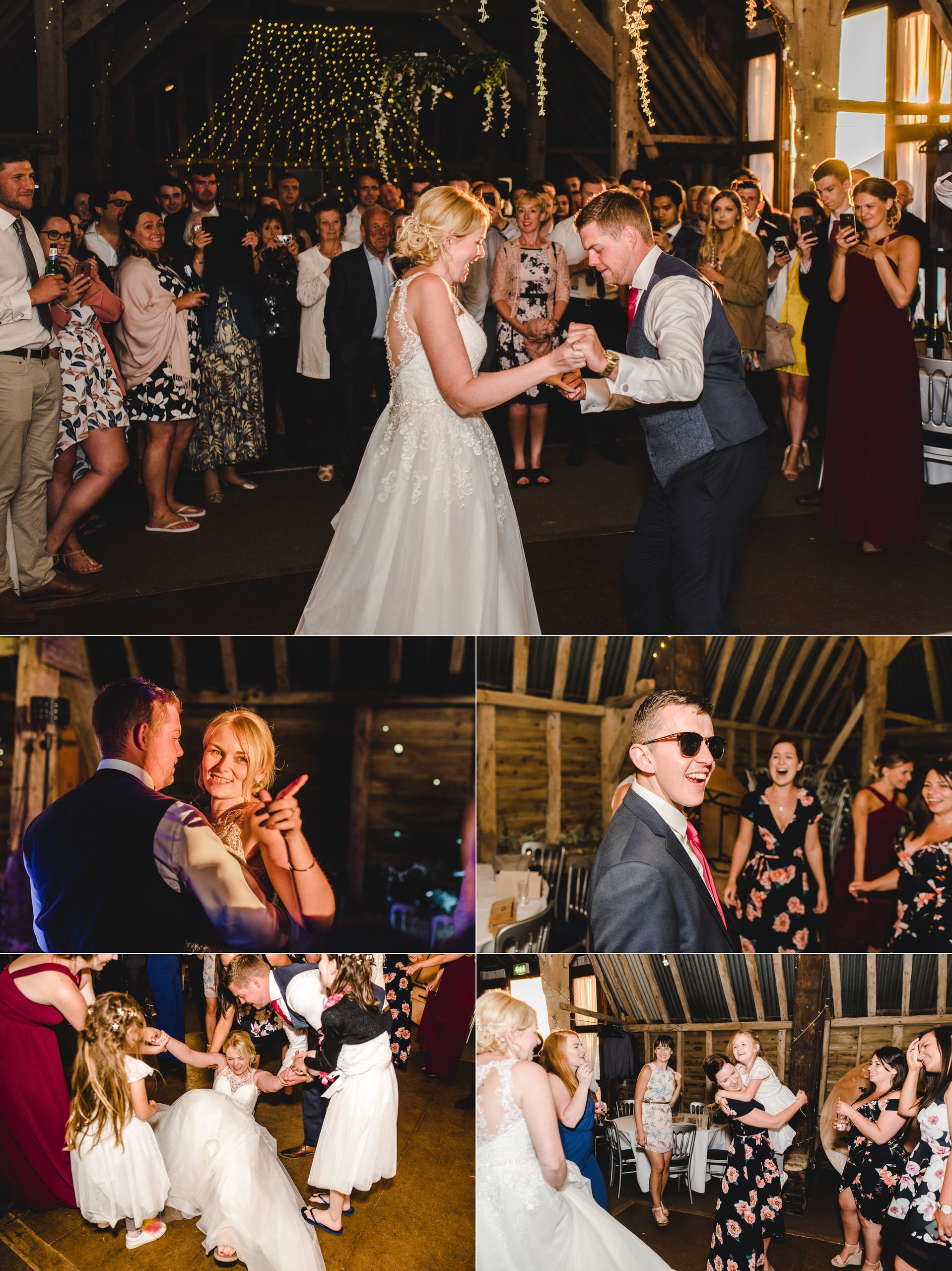 First dance at Cold Harbour Barn