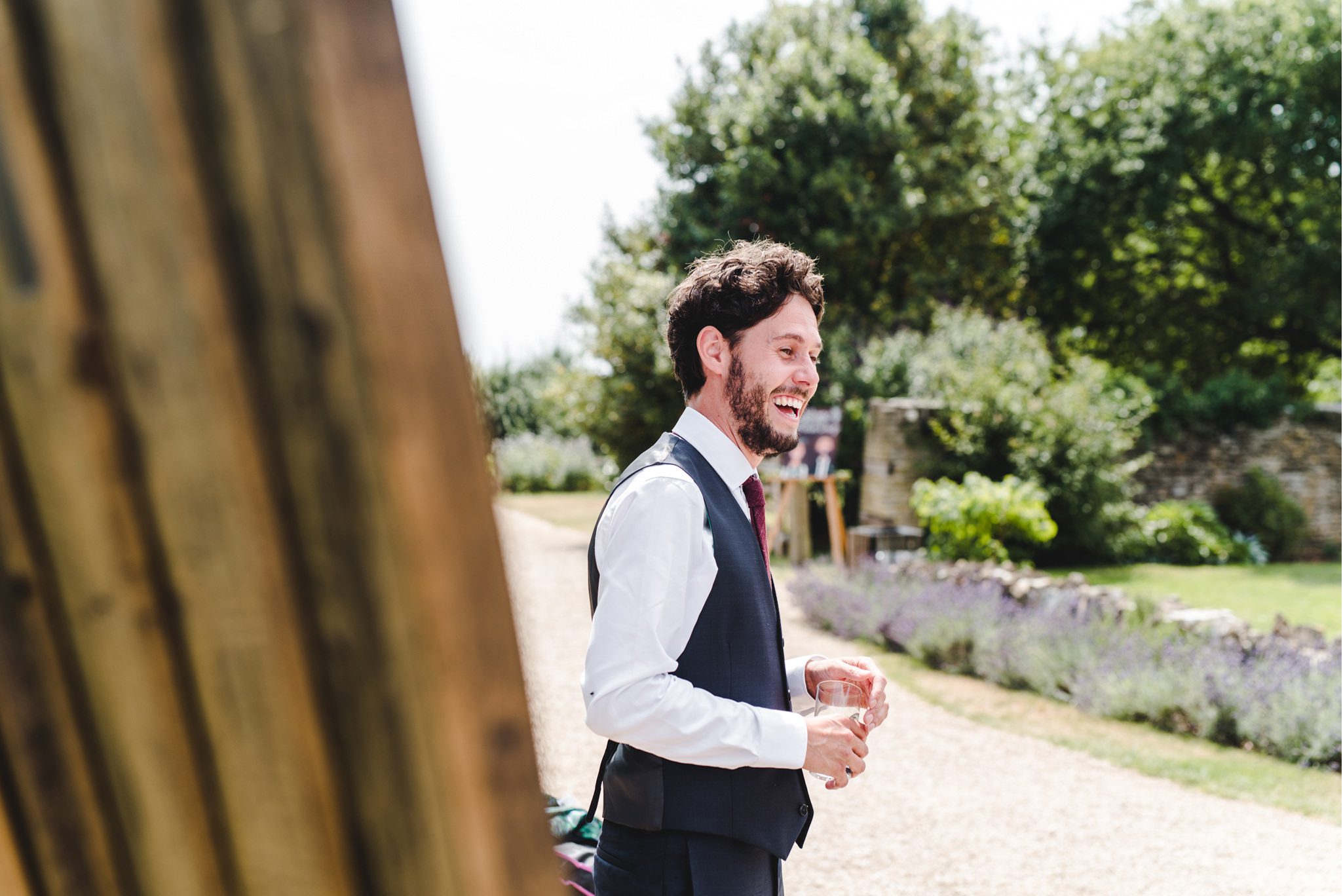 Groom at the great tythe barn