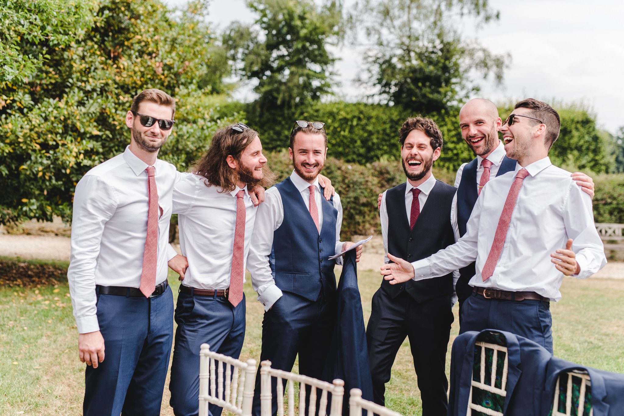 Ushers before a wedding ceremony