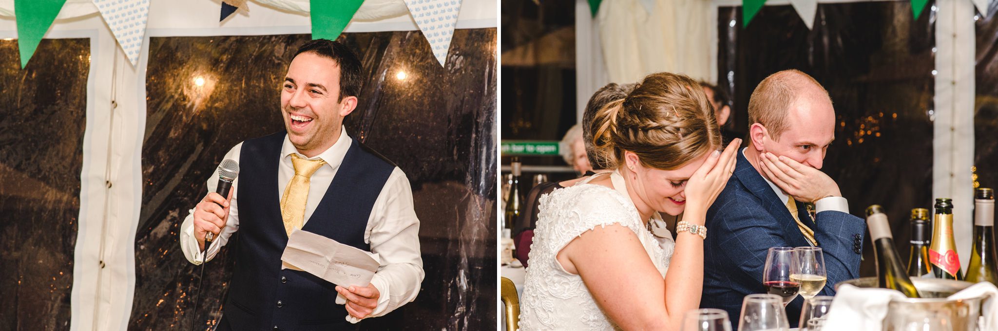 Wedding speeches at Owlpen Manor