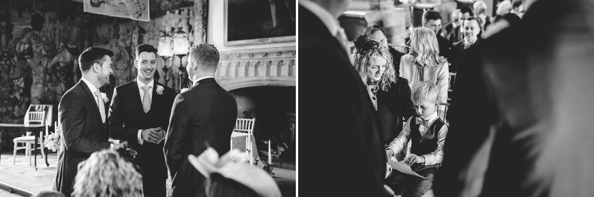 Groom before his wedding