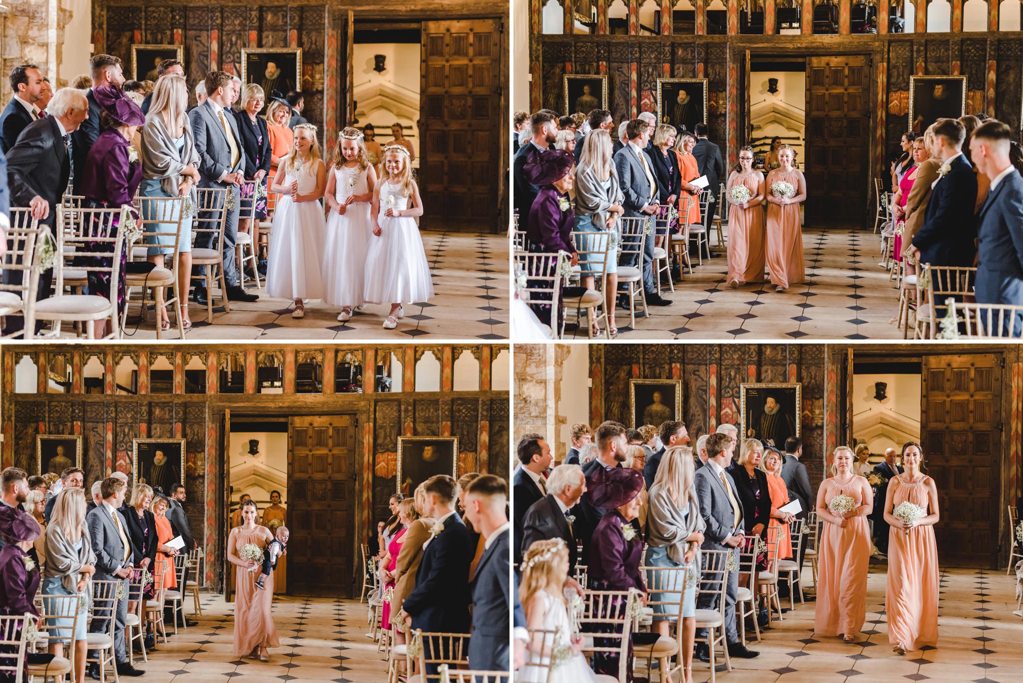 Berkeley Castle wedding ceremony in Gloucestershire