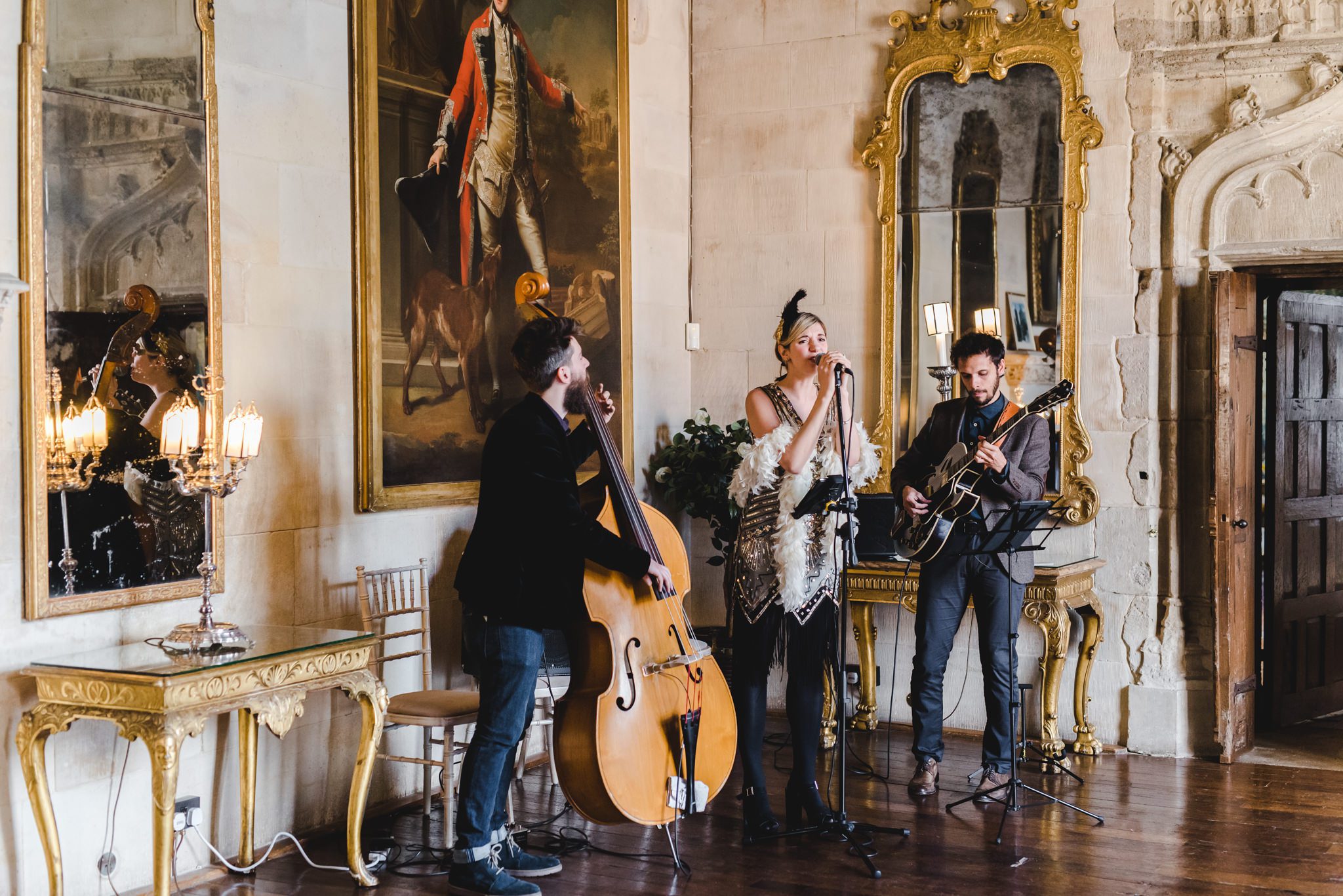 Wedding jazz band berkeley castle