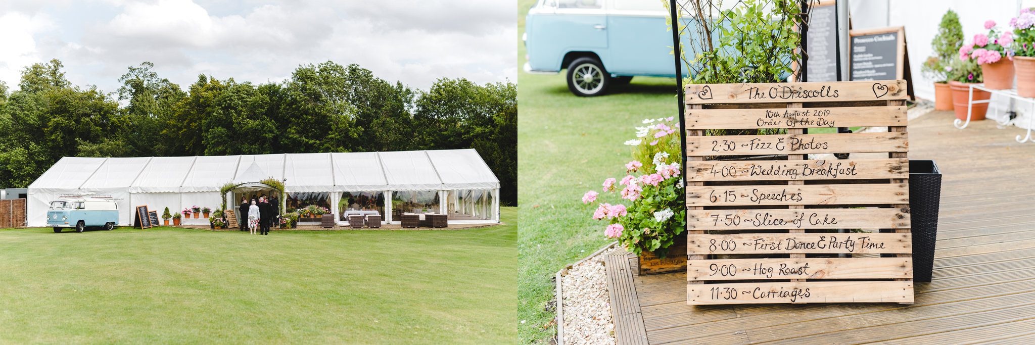 Wedding marquee Ardington