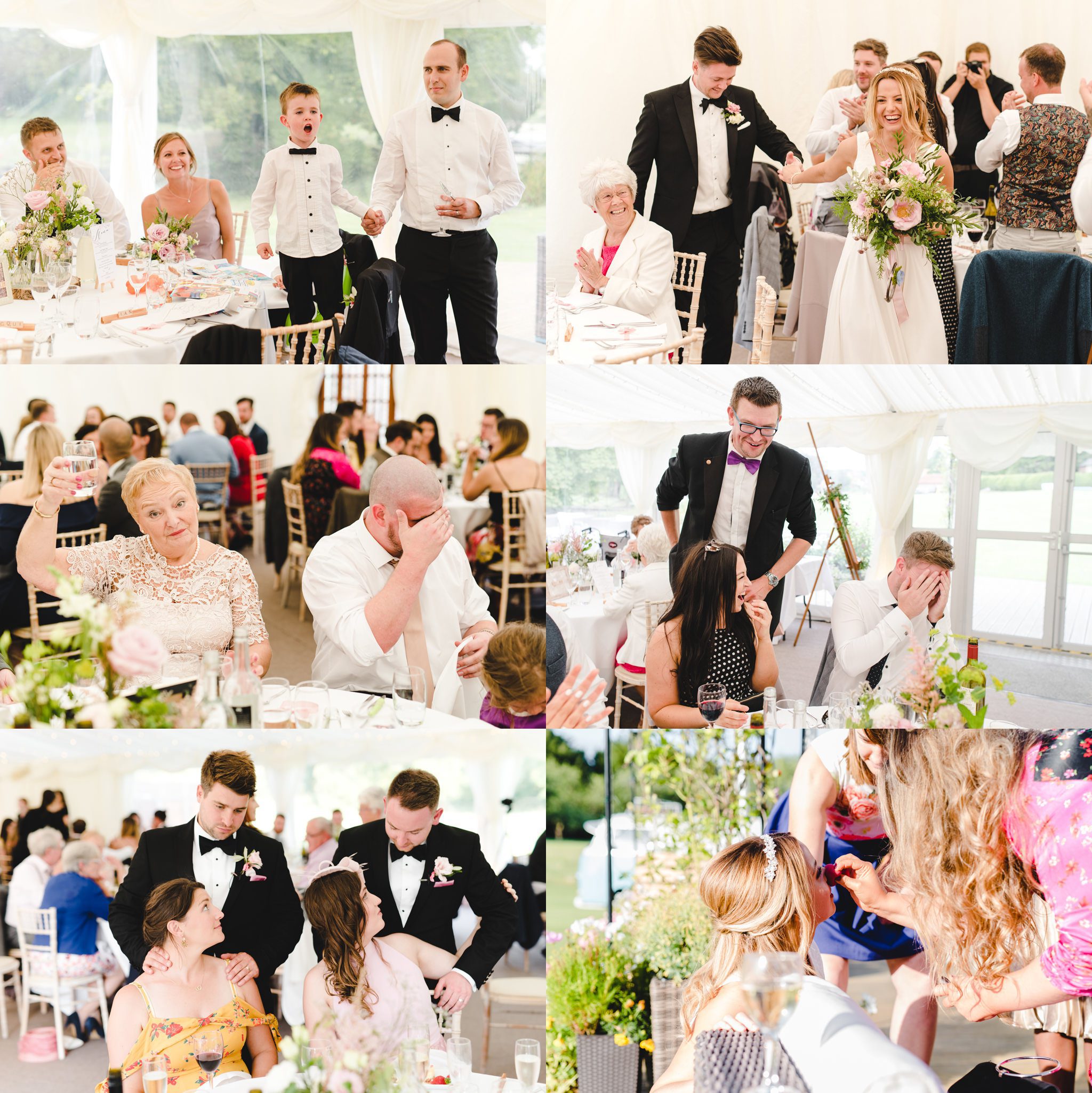 Wedding breakfast at Ardington House