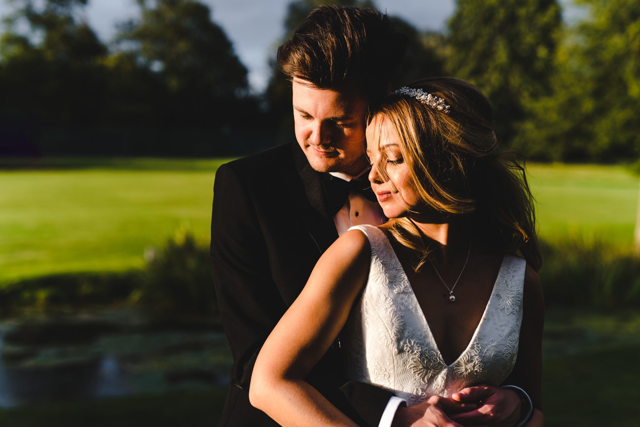 Amazing light pictures of a wedding at Ardington House