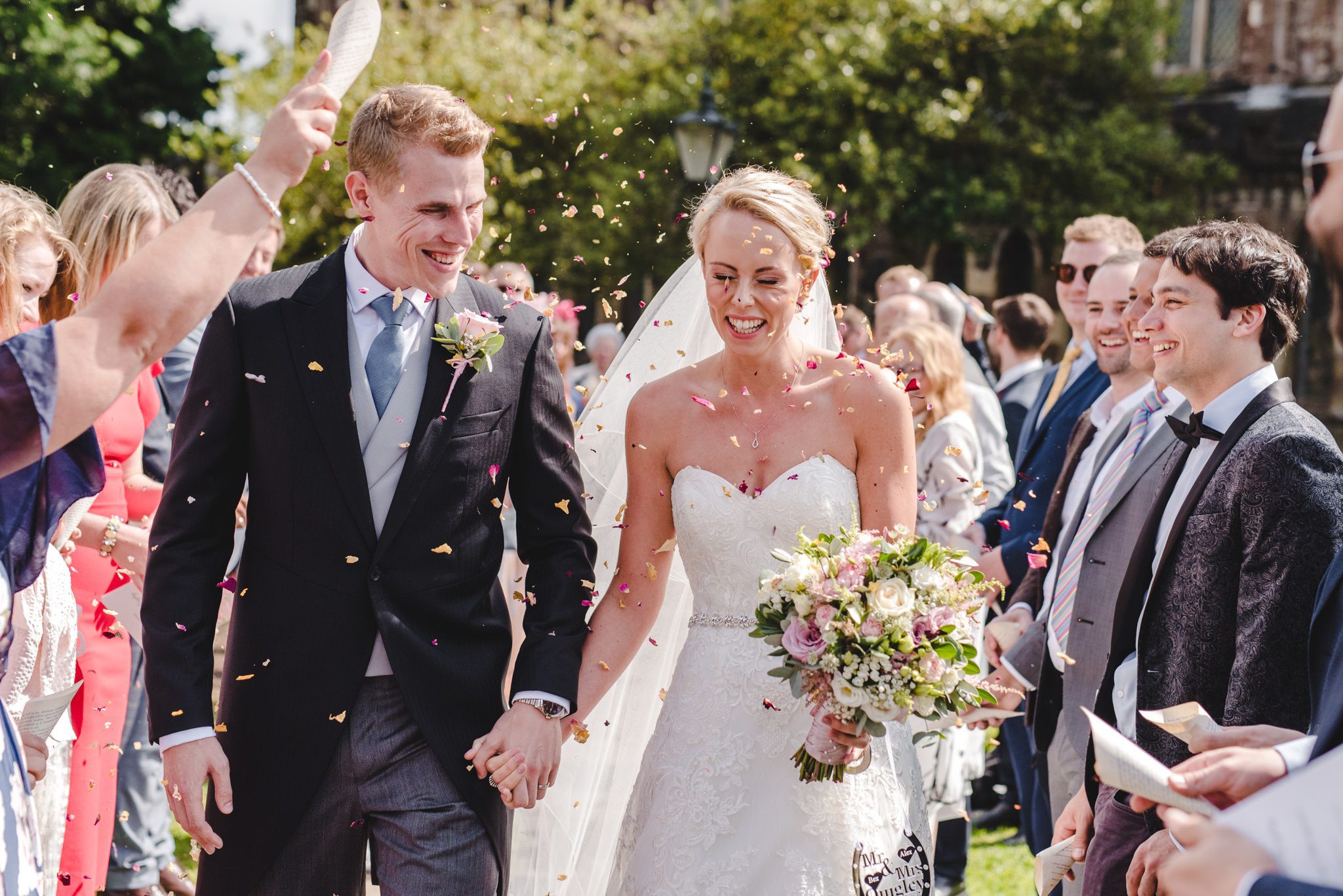 Candid relaxed wedding photography great tythe barn