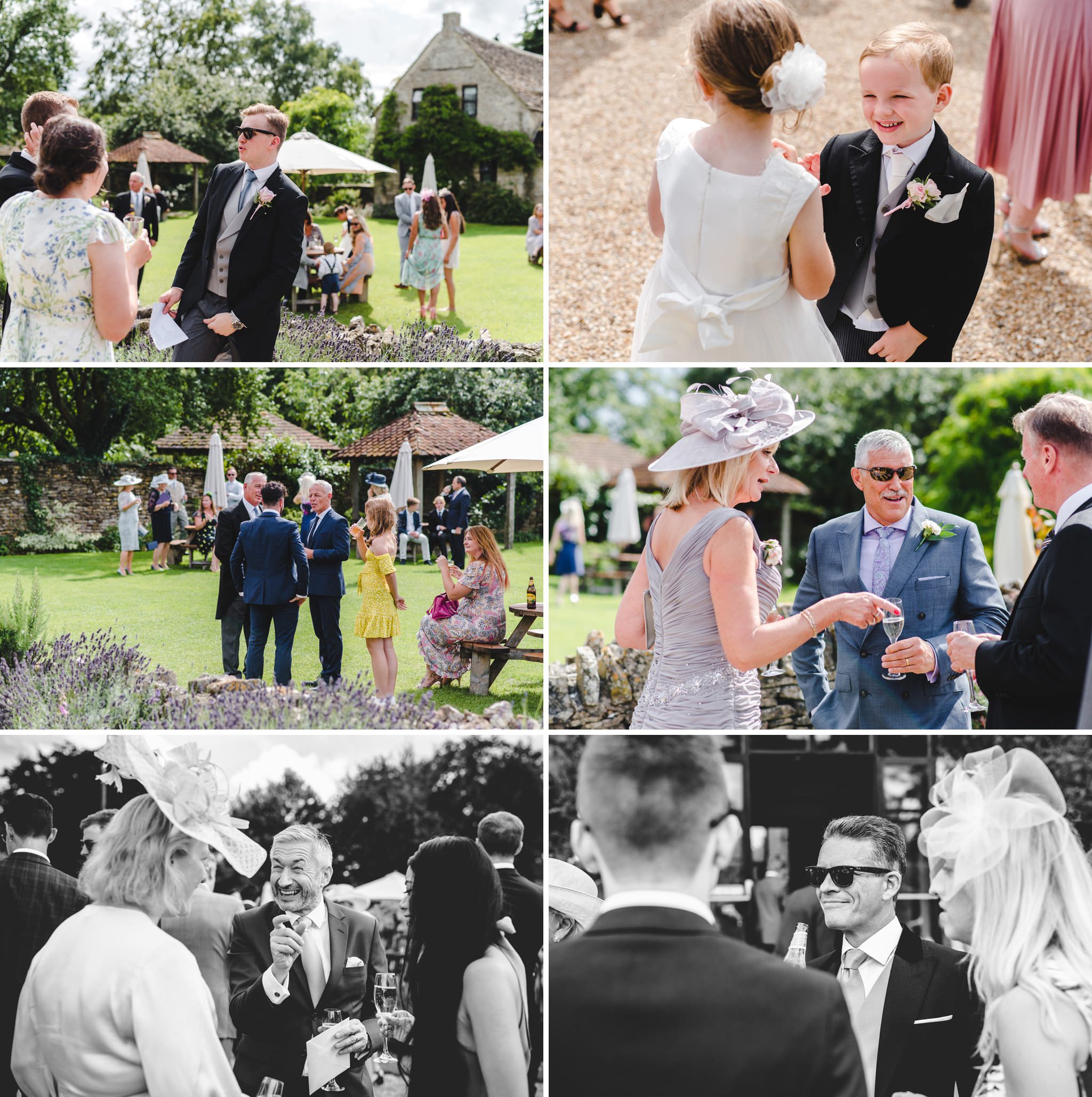 Guest candids at the great tythe barn in tetbury