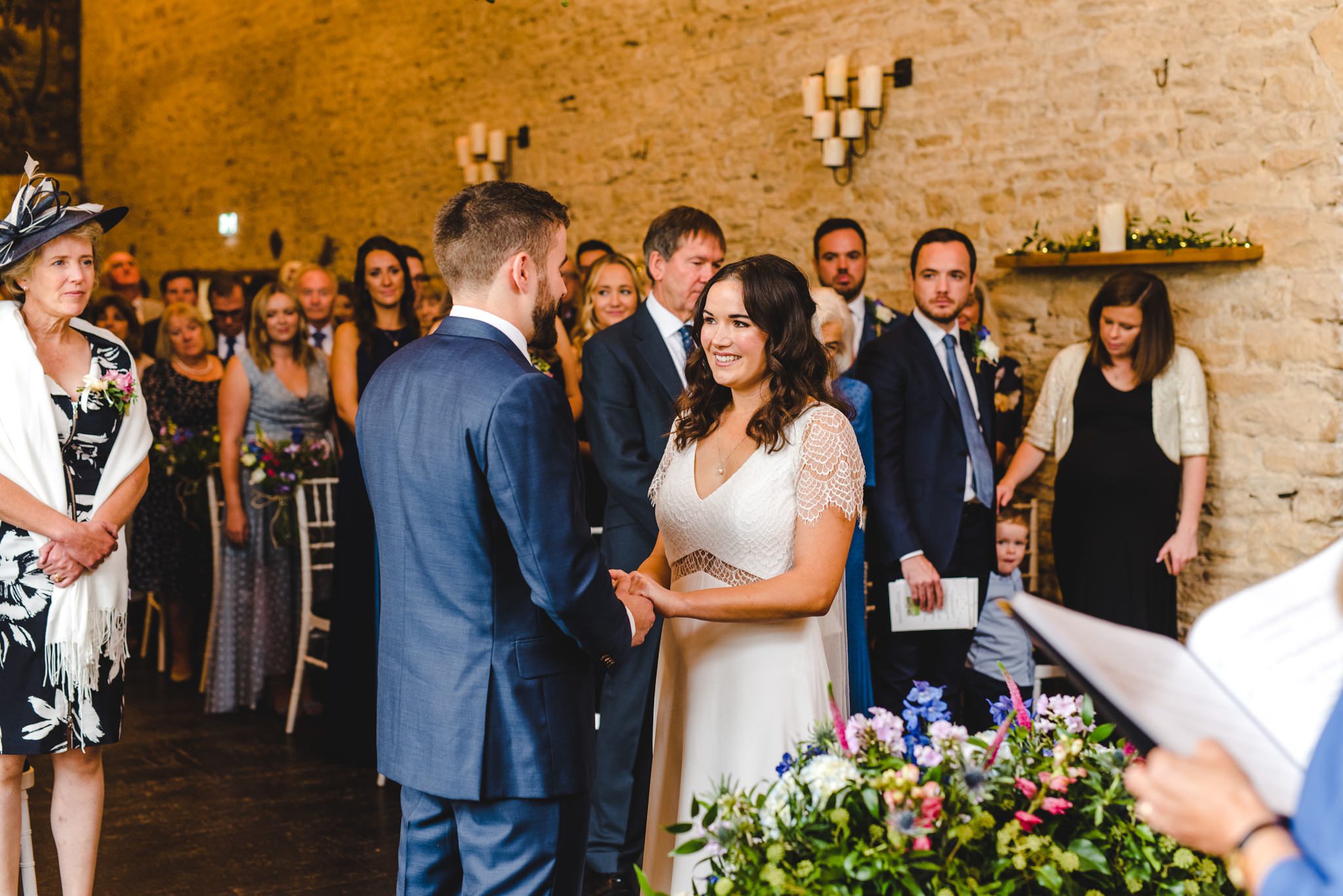 Wedding ceremony at Merriscourt