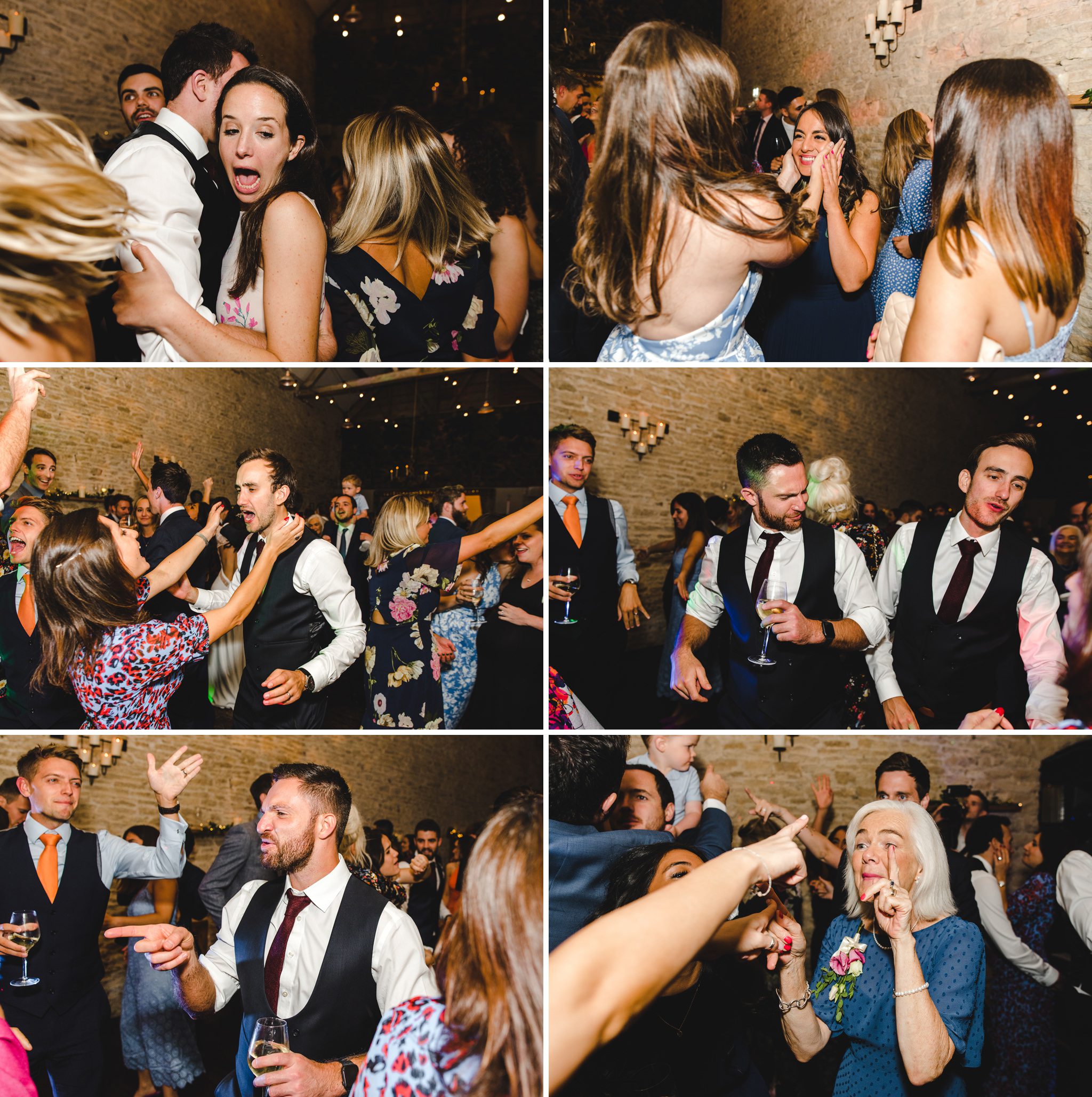 Wedding guests dancing at a Merriscourt Wedding