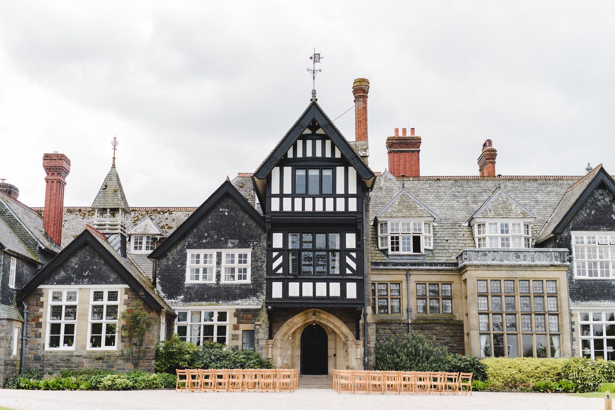 The main house at Plas Dinam by Bigeye Photography