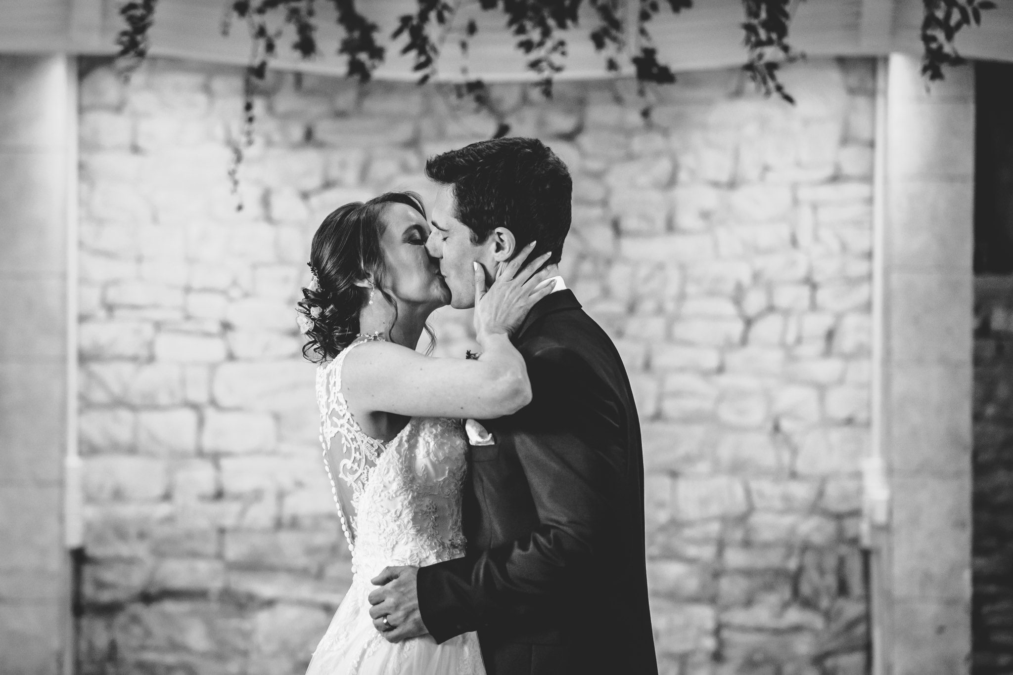 A first kiss at the great tythe barn