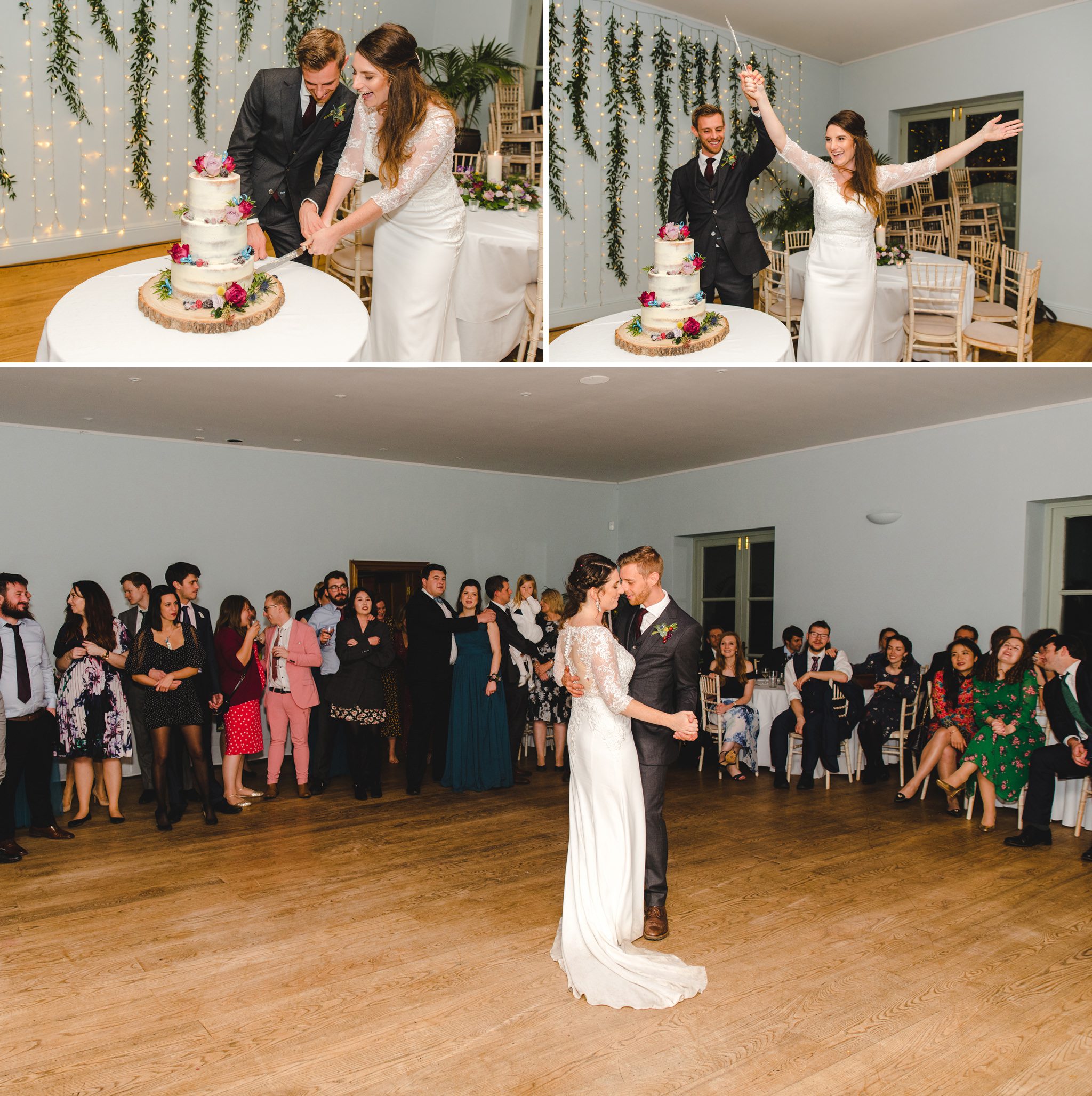 First dance and cake cutting at Matara