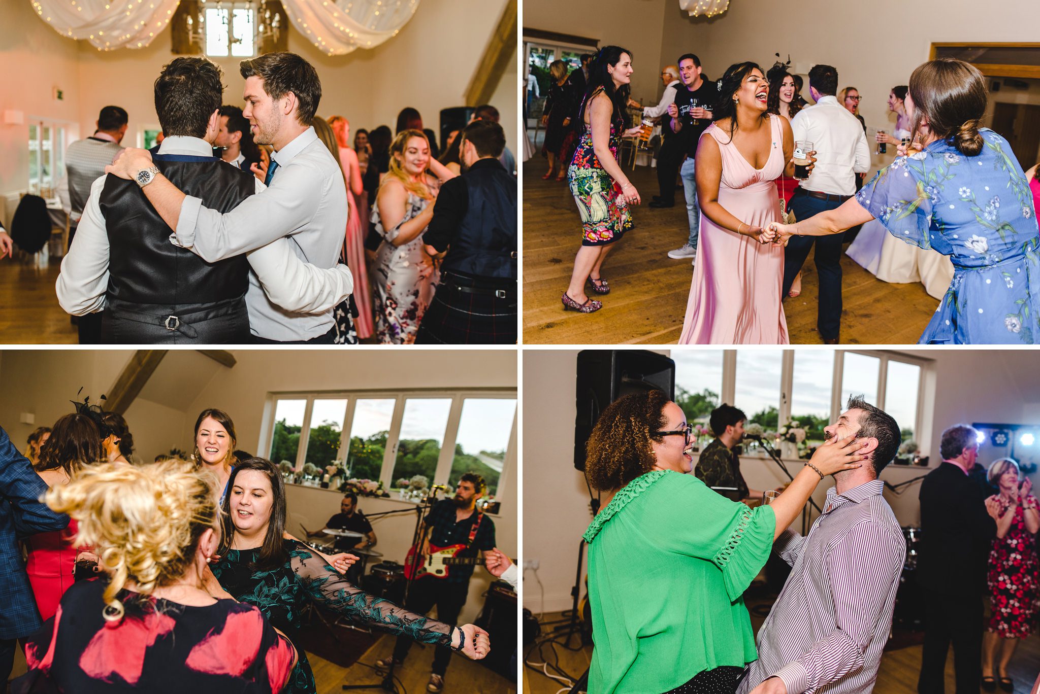 Dancing at a Hyde House wedding