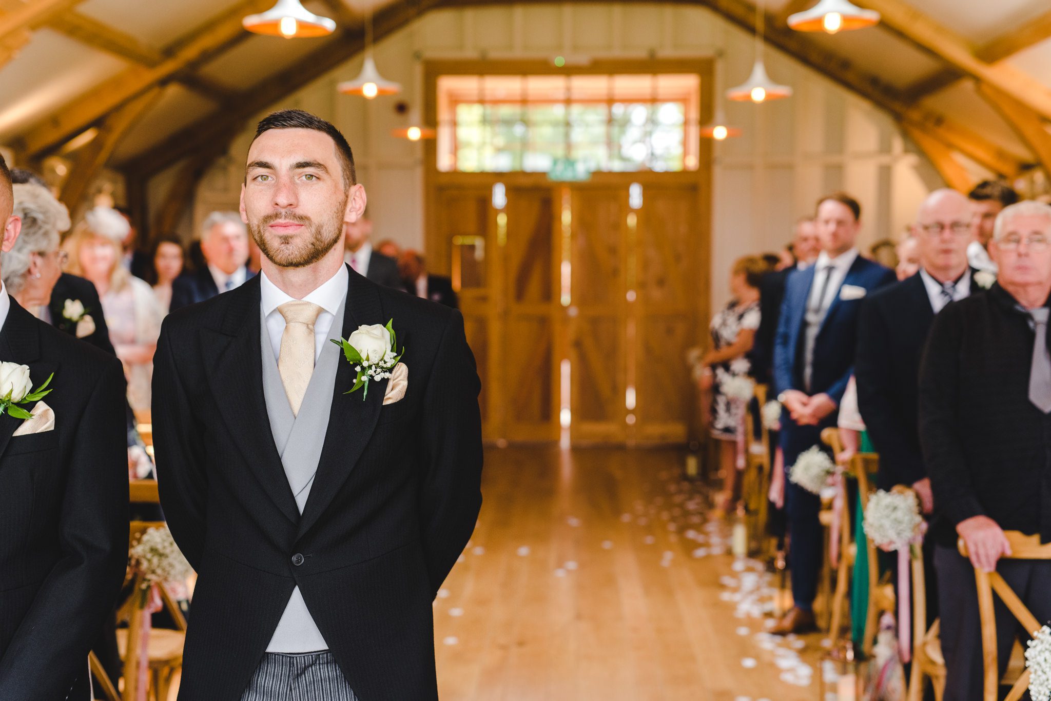 Wedding ceremony at Hyde House