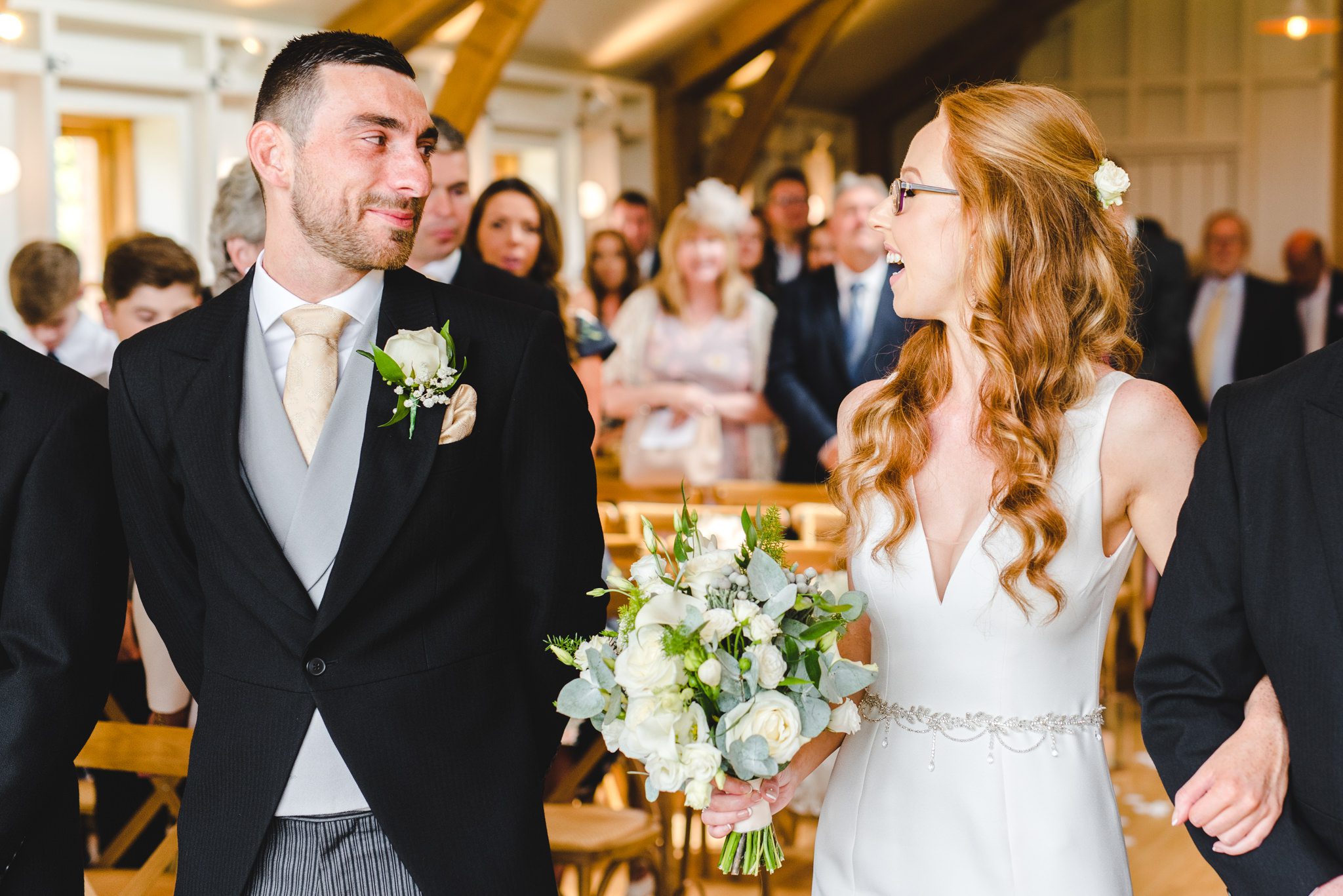 Wedding ceremony at Hyde House