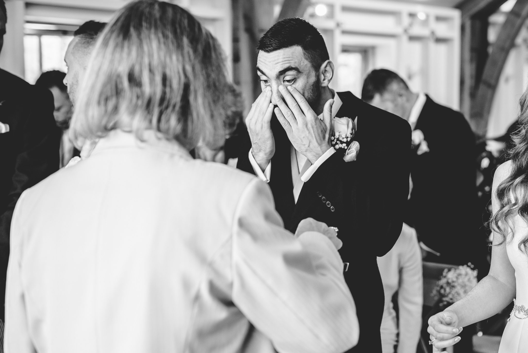 Wedding ceremony at Hyde House