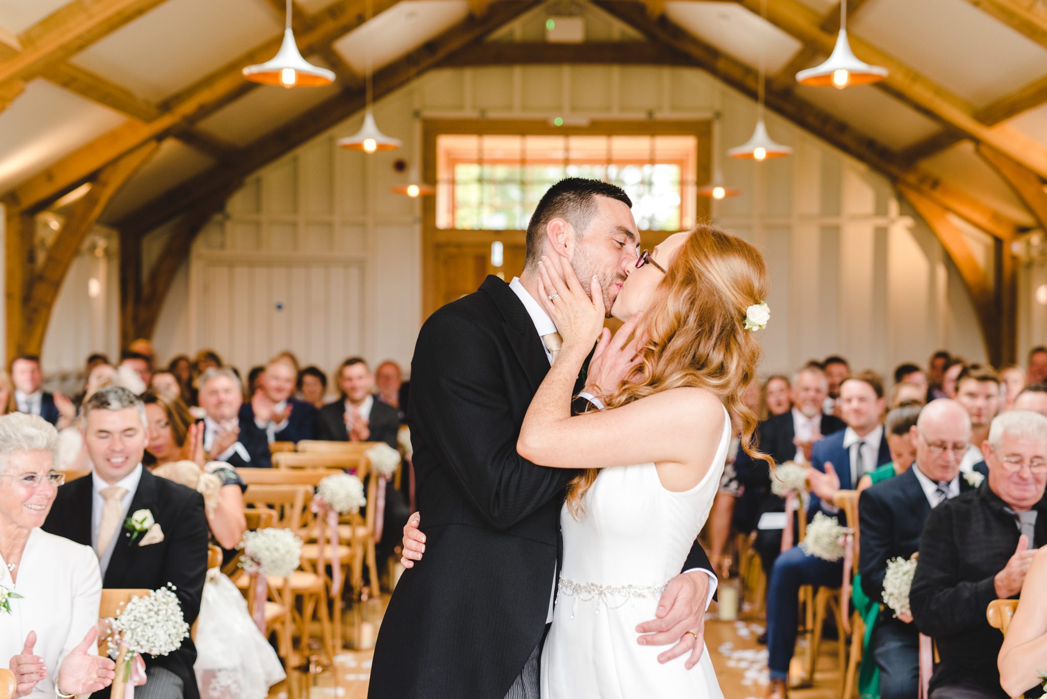 Wedding ceremony at Hyde House