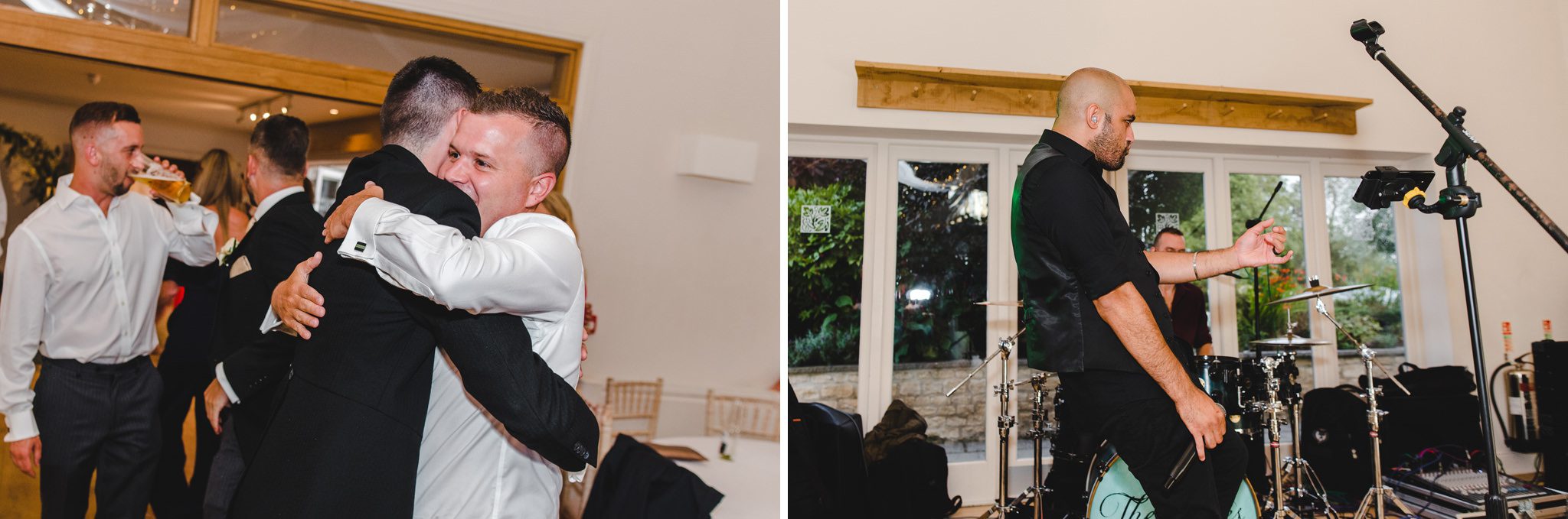 Wedding guests dancing at Hyde Barn