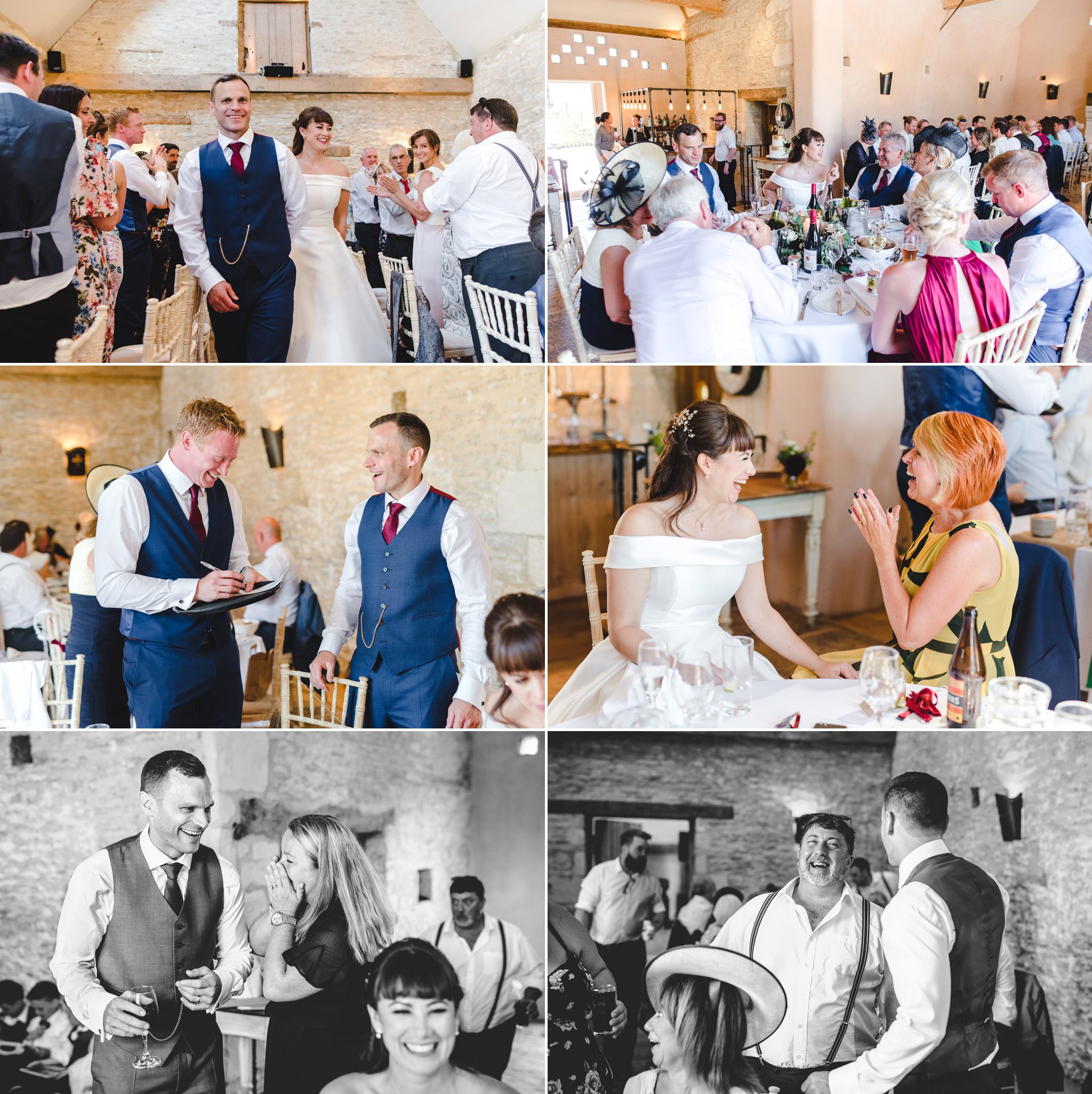 Oxleaze Barn wedding speeches