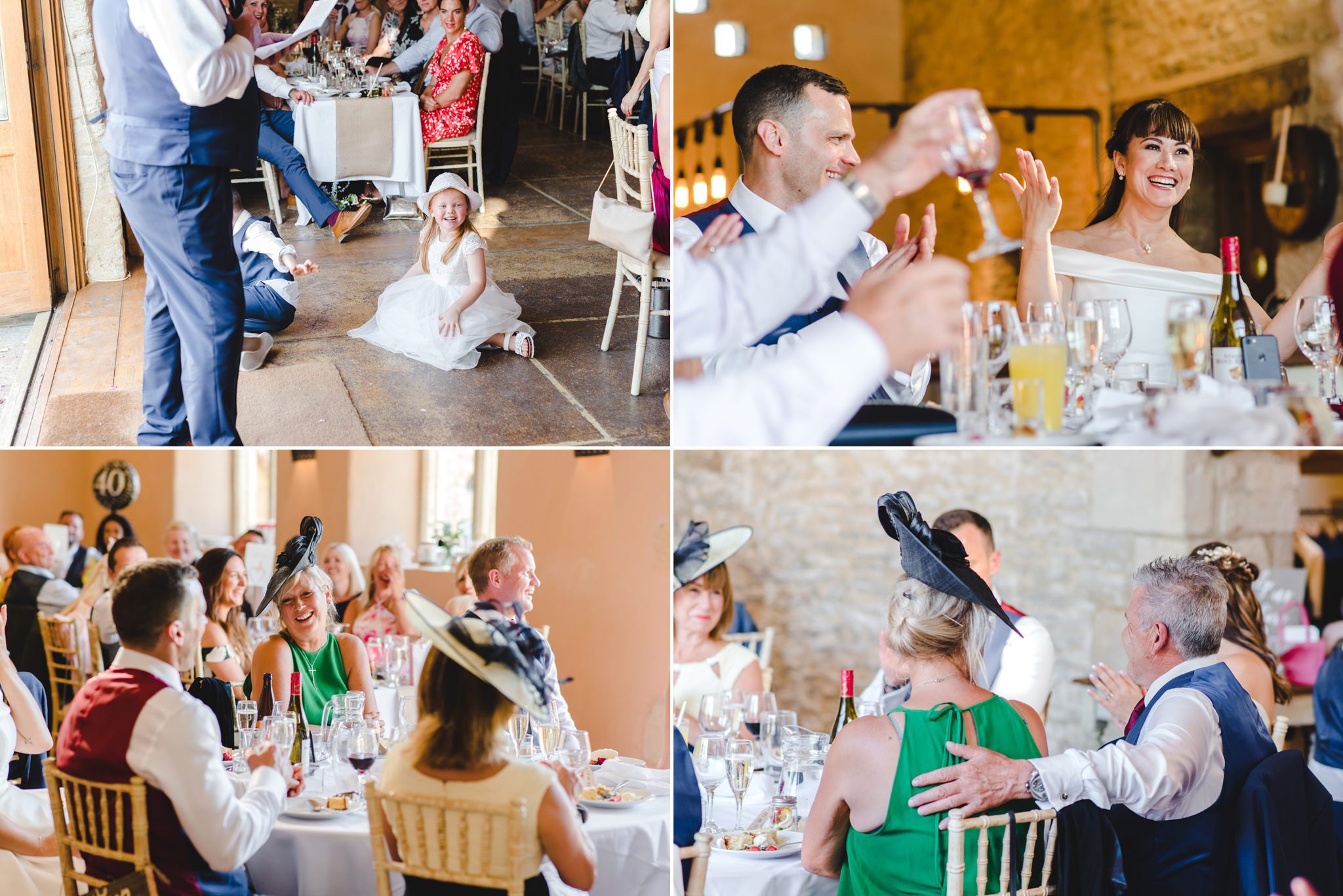 Oxleaze Barn wedding speeches