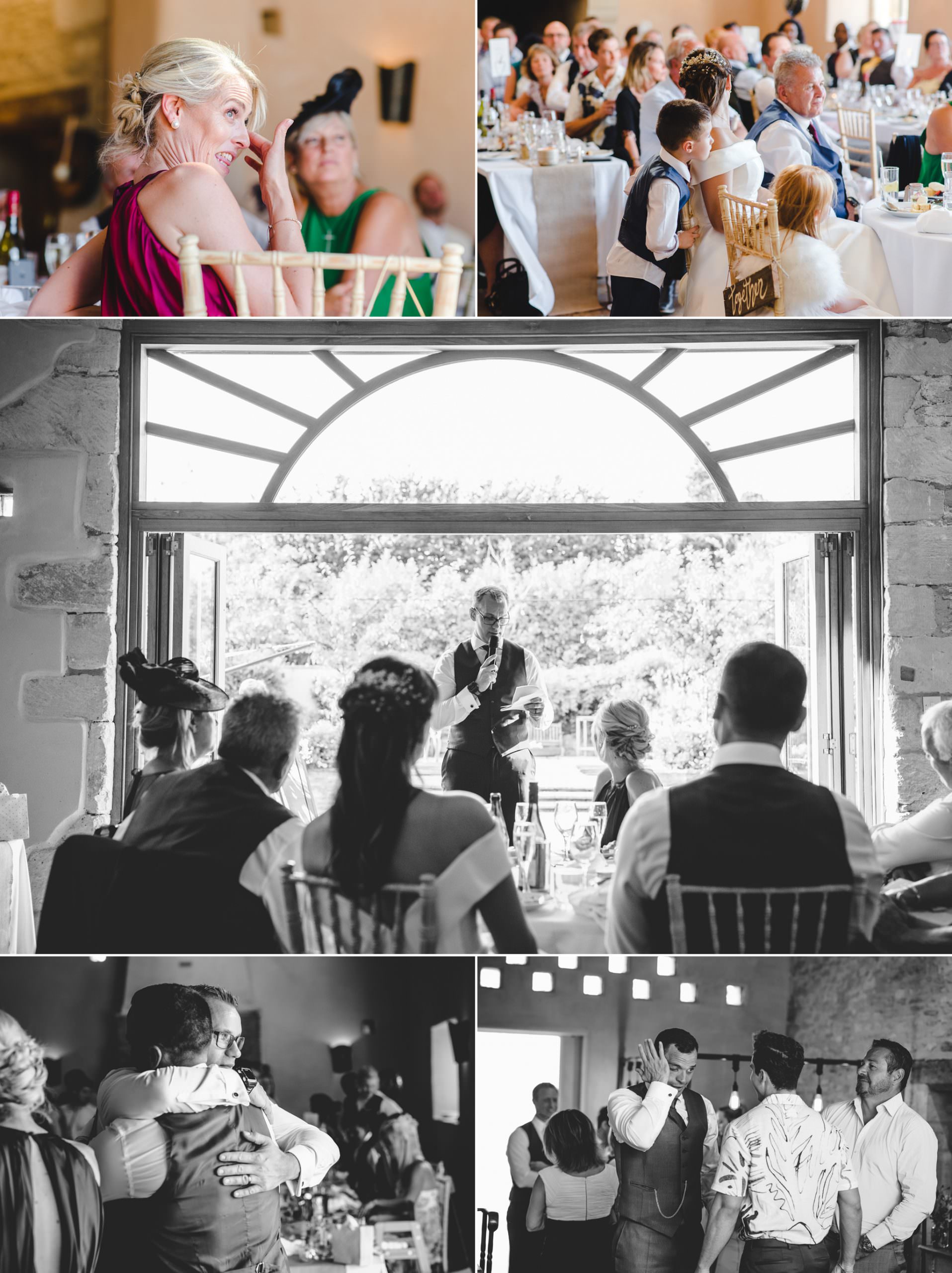 Oxleaze Barn wedding speeches