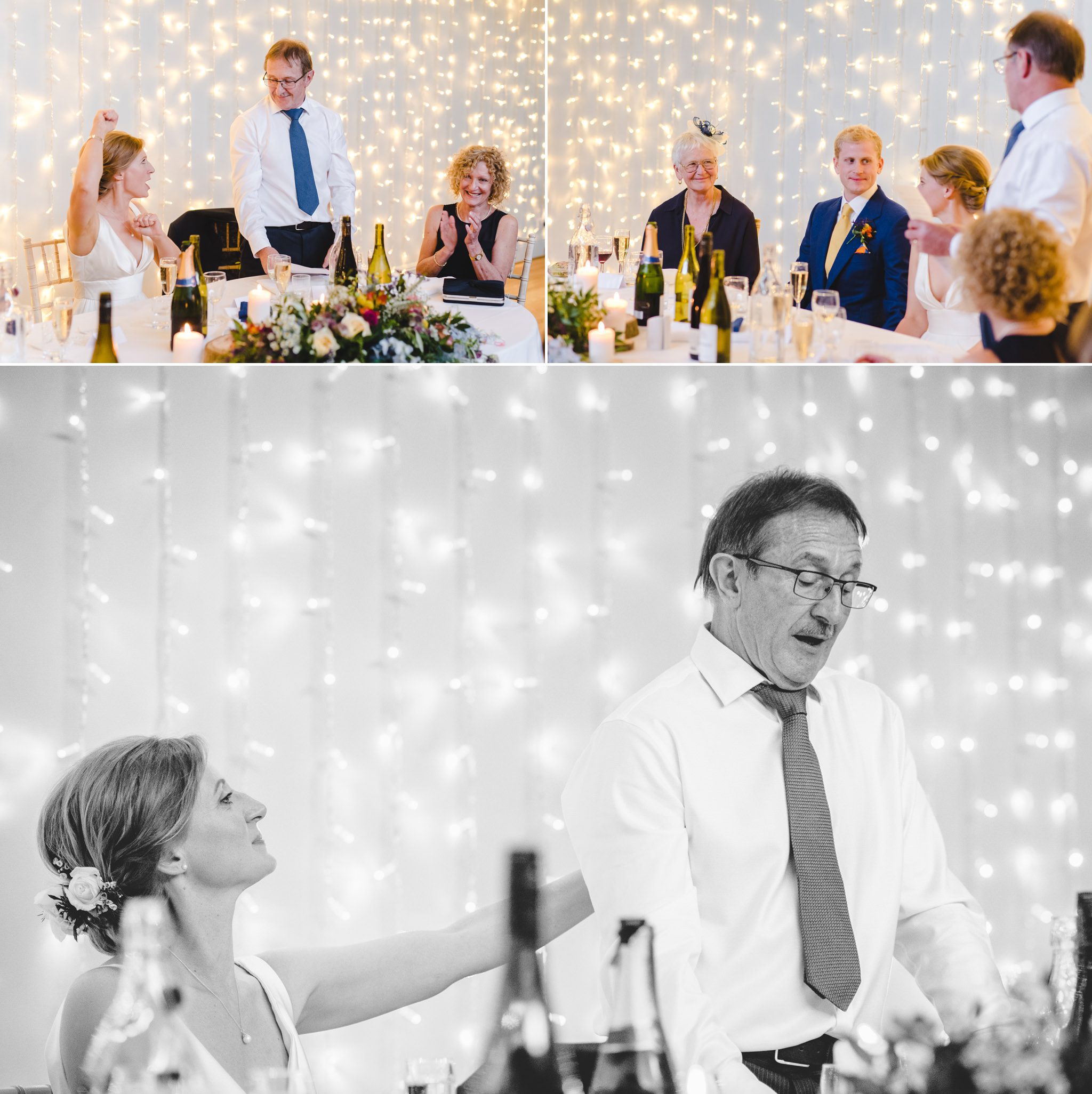 Wedding speeches at Matara in The Cotswolds