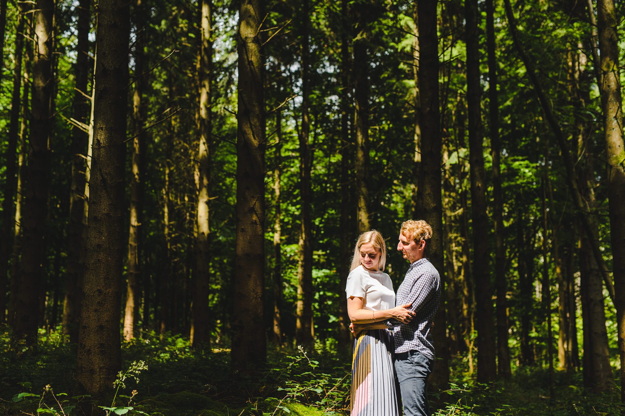 Gloucestershire engagement photography in Chedworth