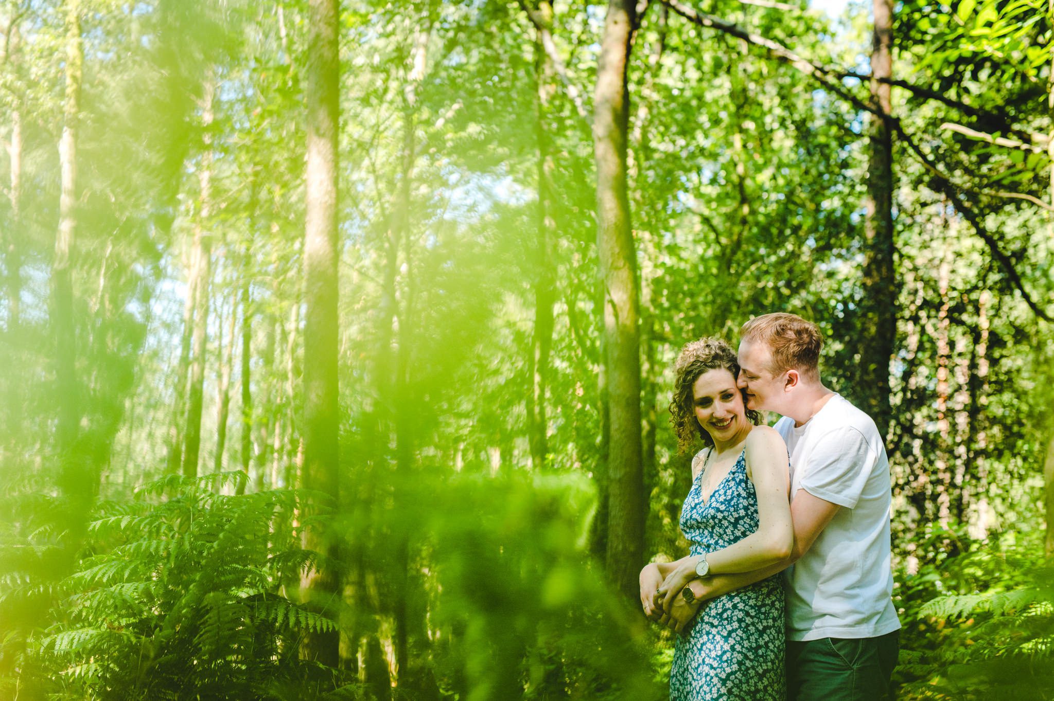 Surrey Hills London Engagement Photography