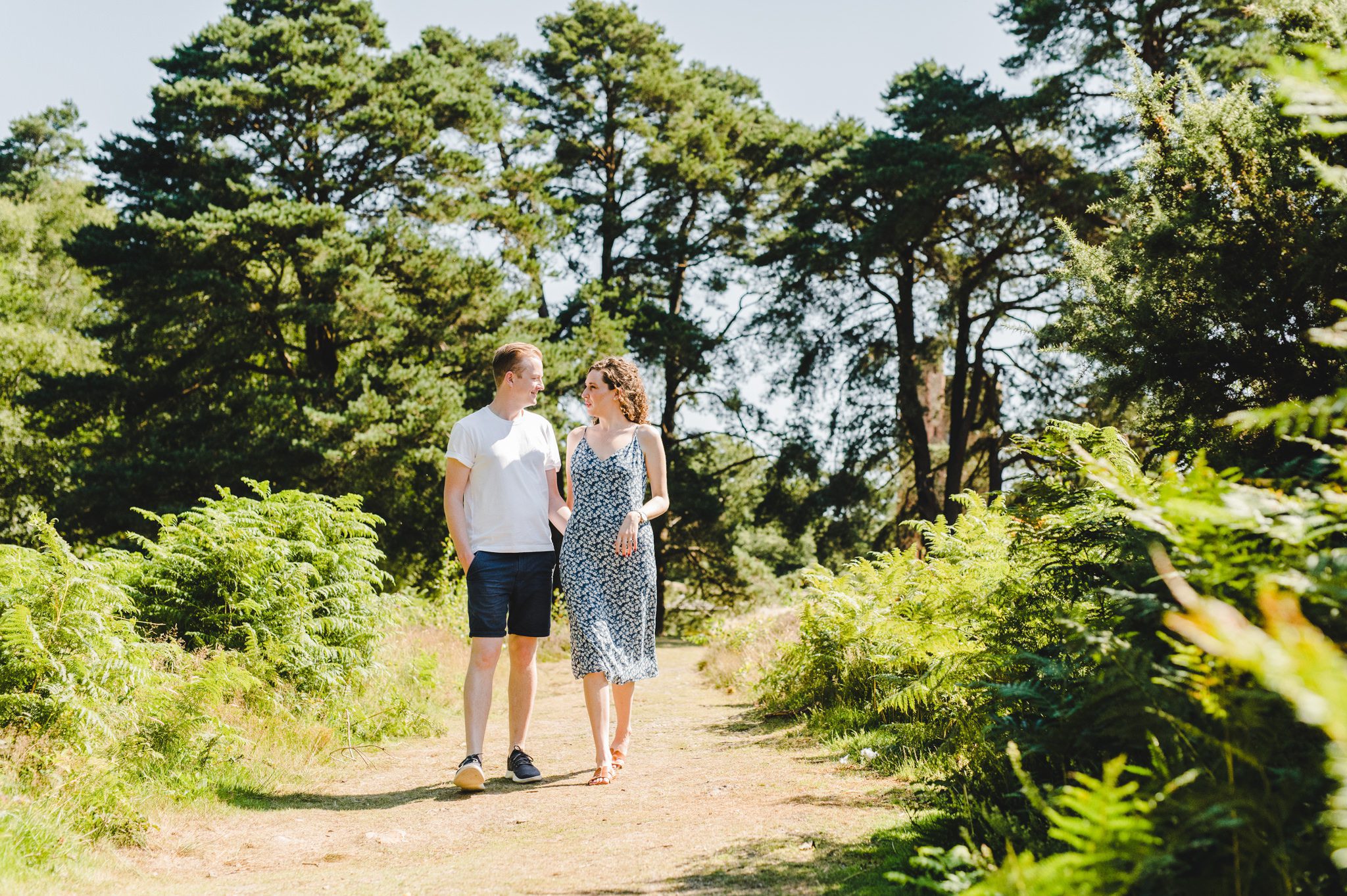 Surrey Hills London Engagement Photography