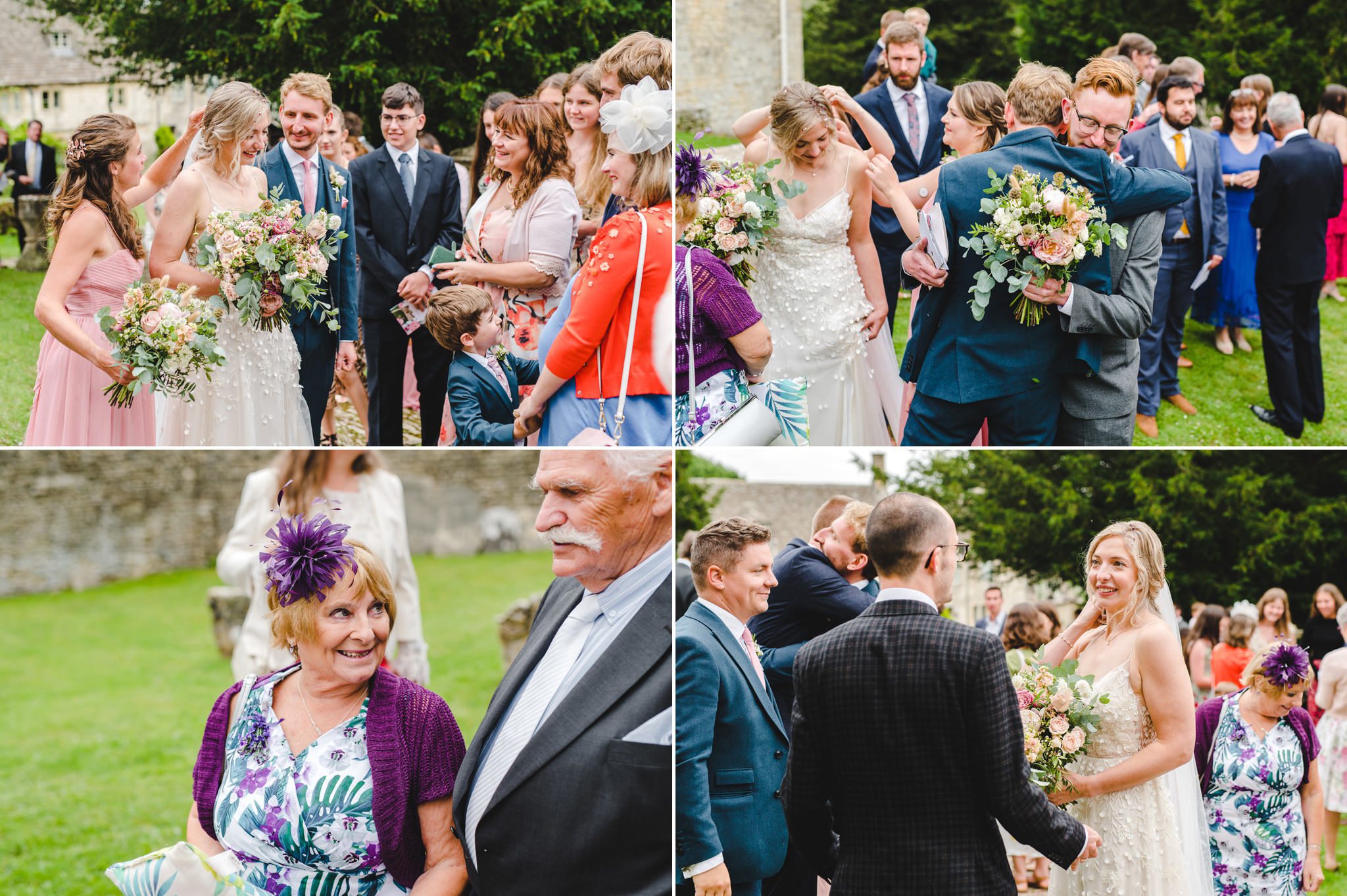 Candid relaxed wedding photography in Gloucestershire
