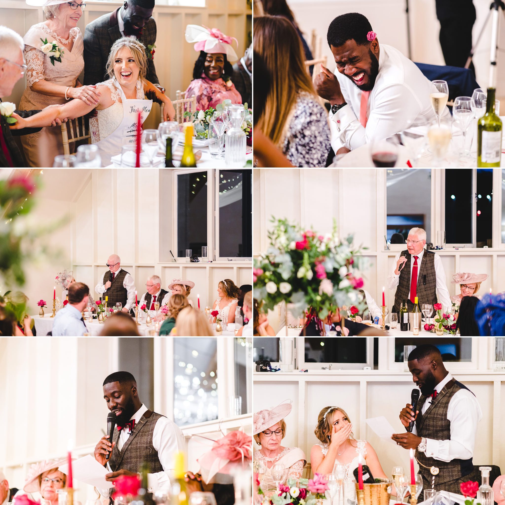 Wedding speeches at Hyde House