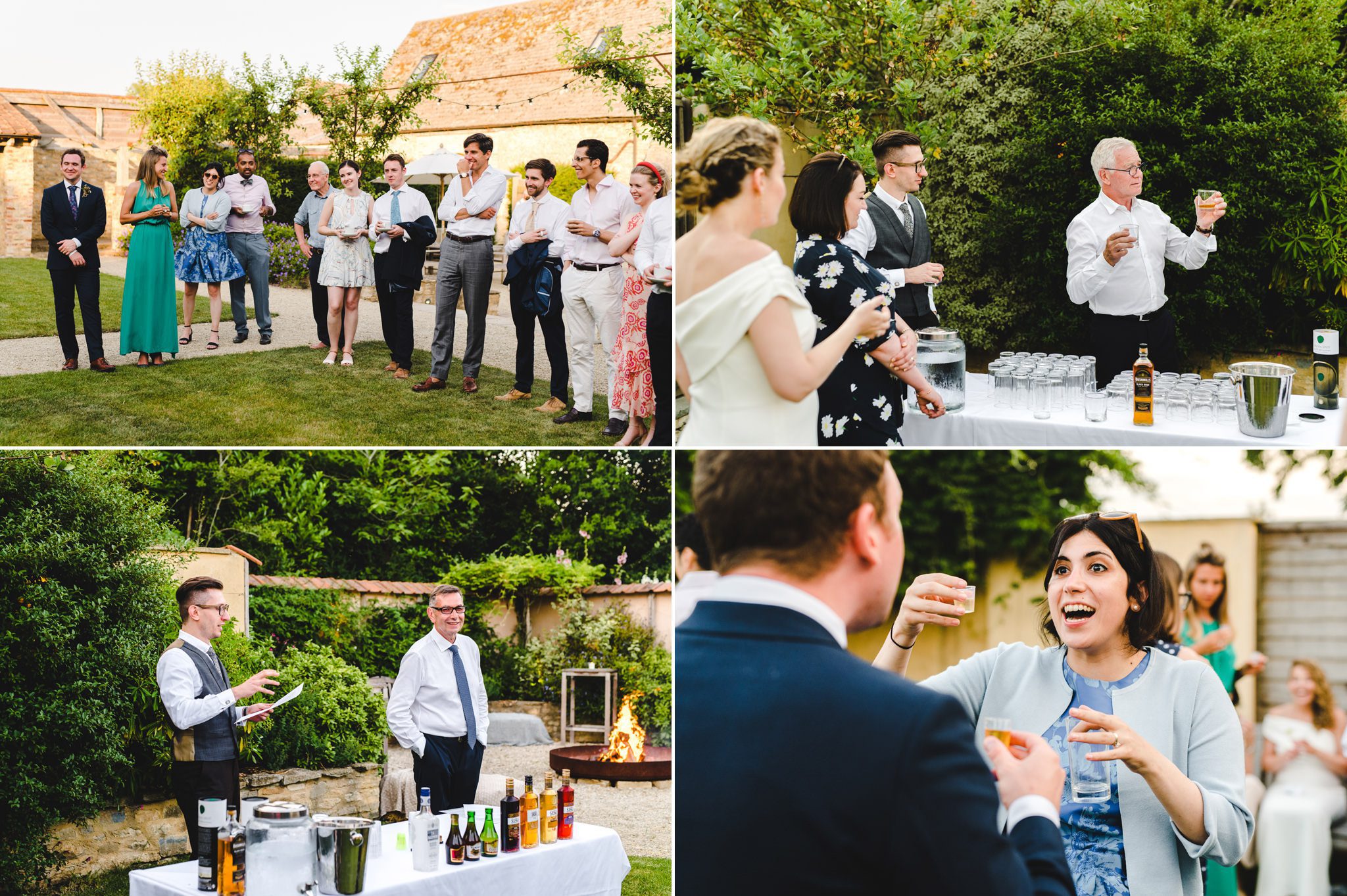 Evening reception at Oxleaze