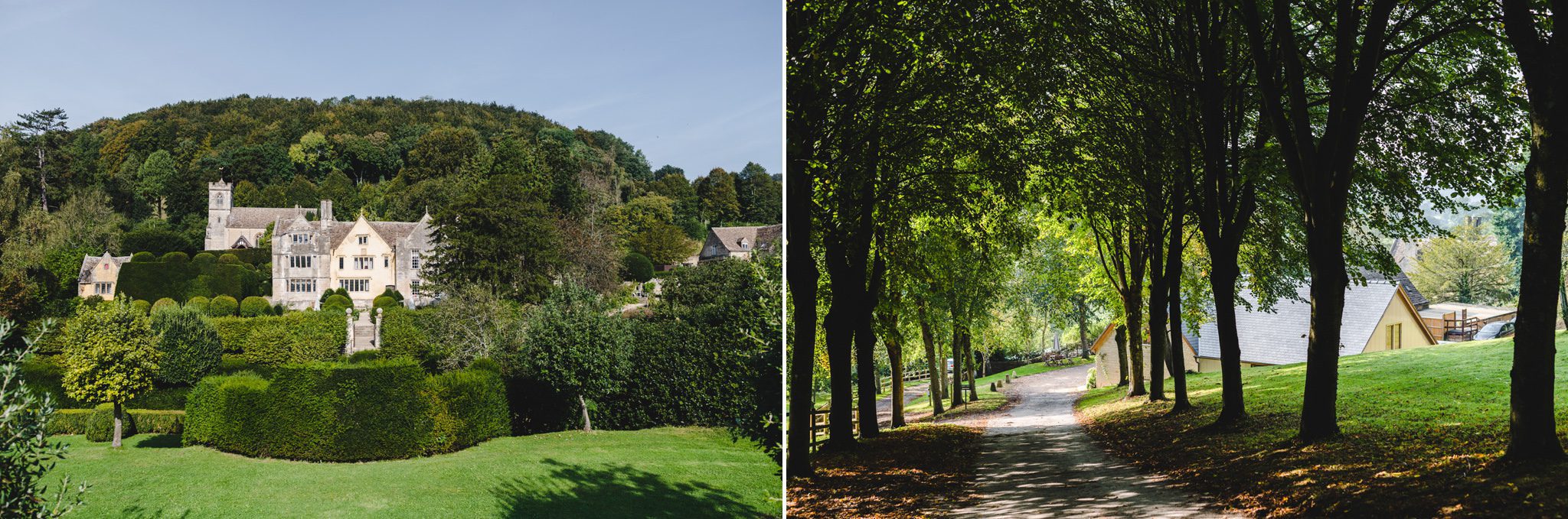 Owlpen Manor and the grounds