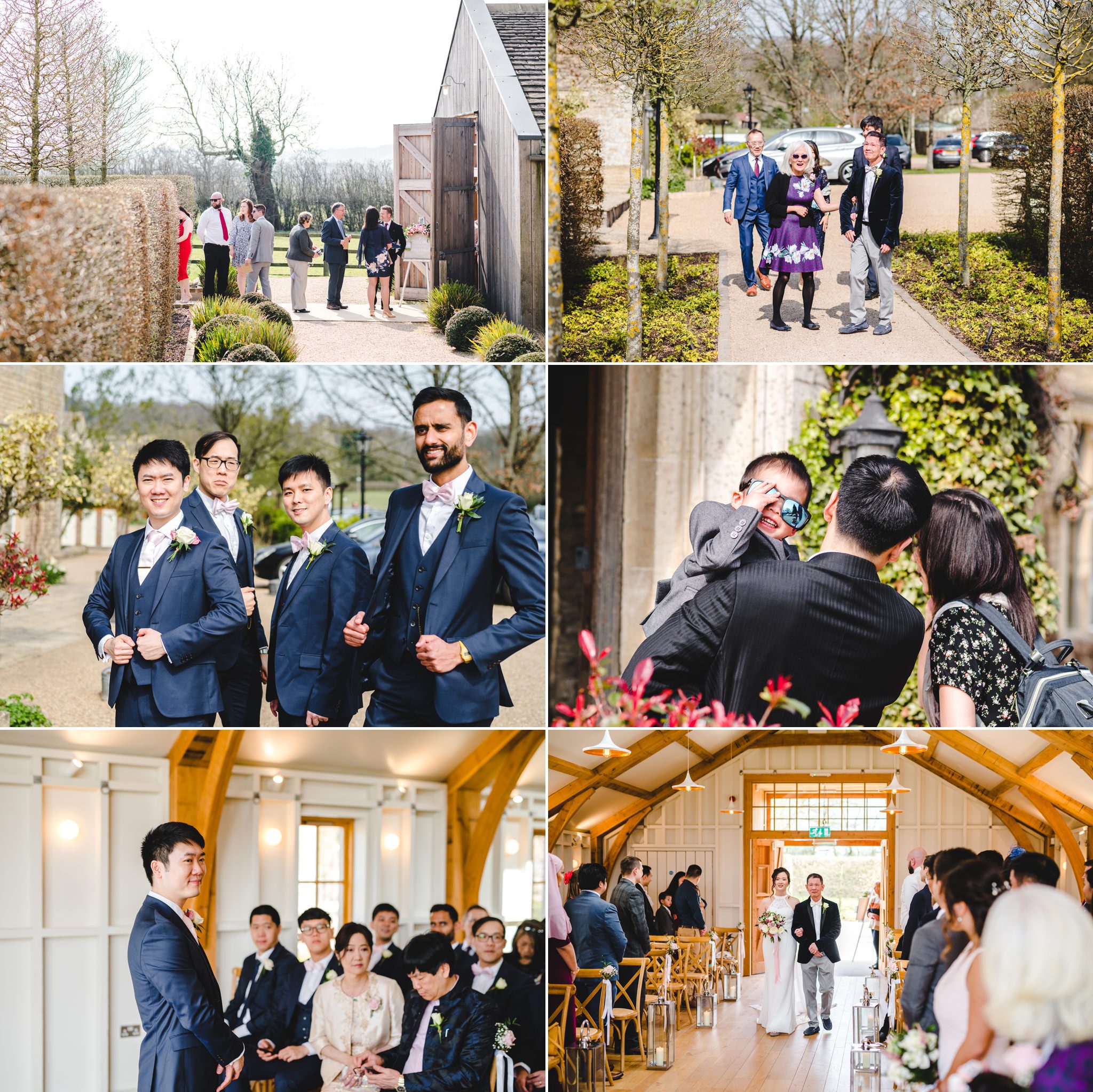 Wedding guests at Hyde House