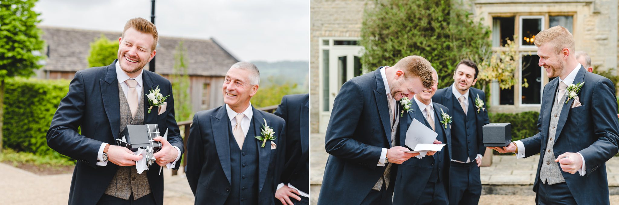 Guests gathering before a wedding at hyde house