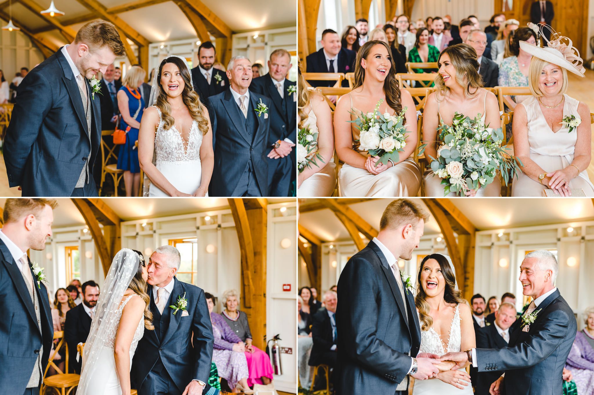 Beautiful wedding ceremony in The Grange at Hyde House