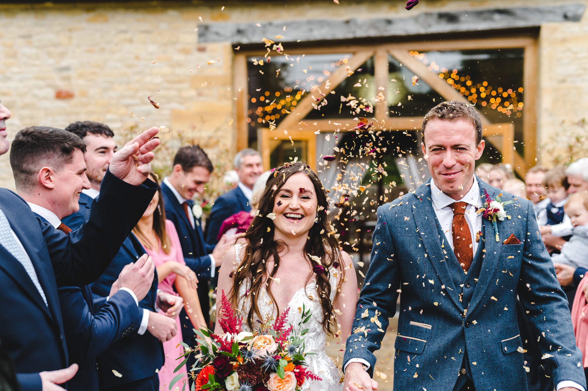 Upcote Barn Autumn Wedding