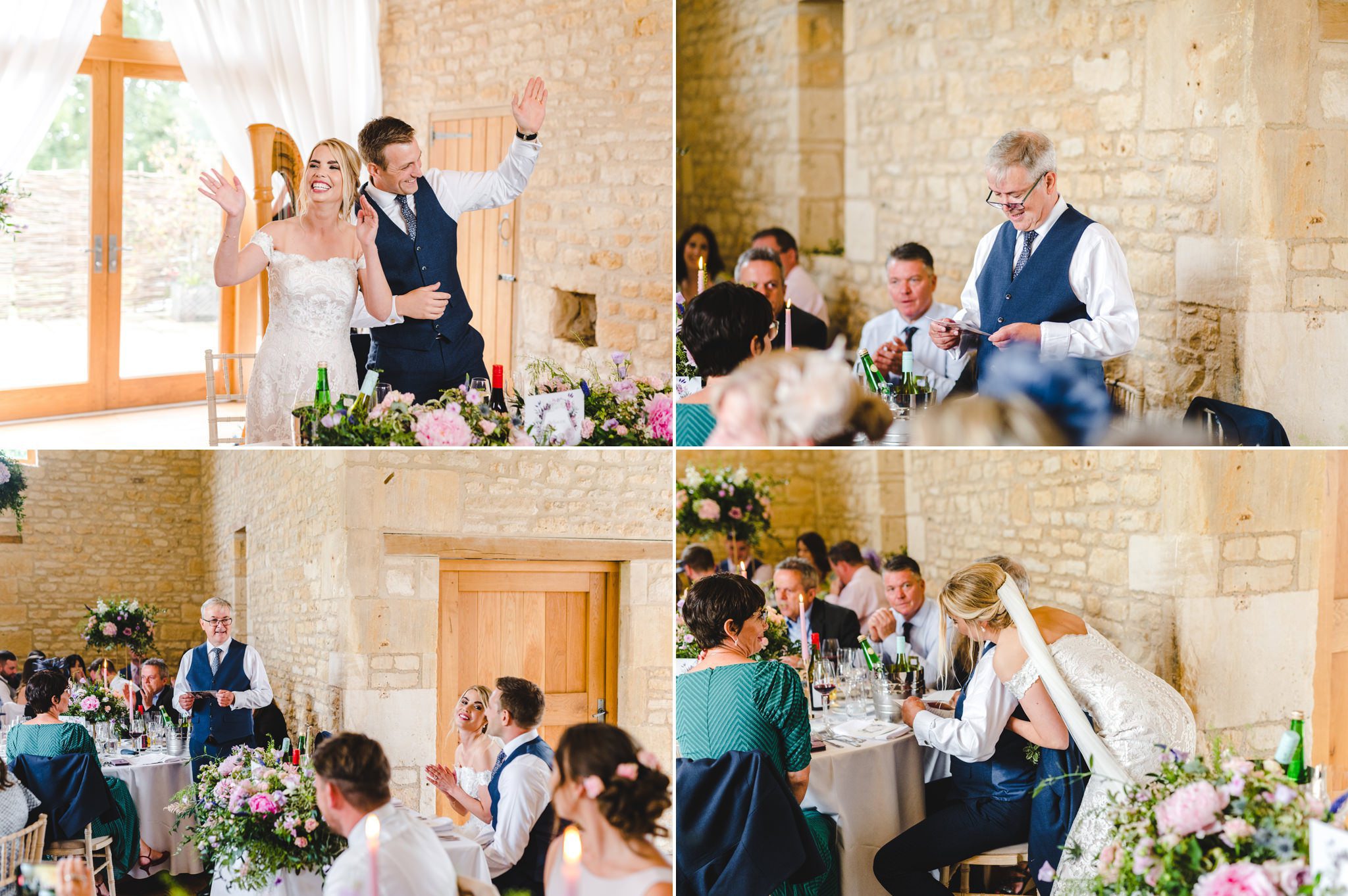 Father of the bride speech at The Barn at Upcote