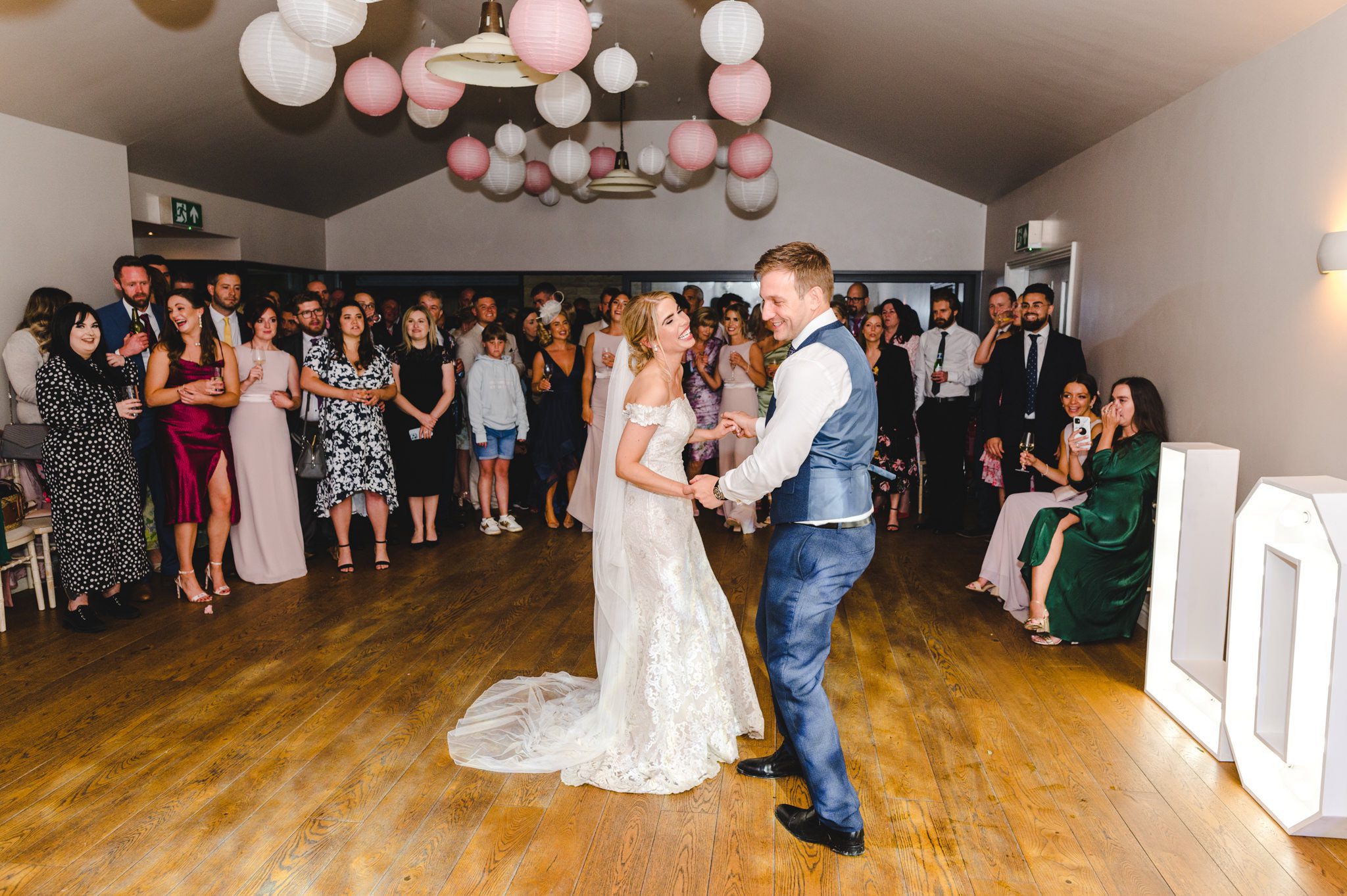 First dance at Upcote Barn