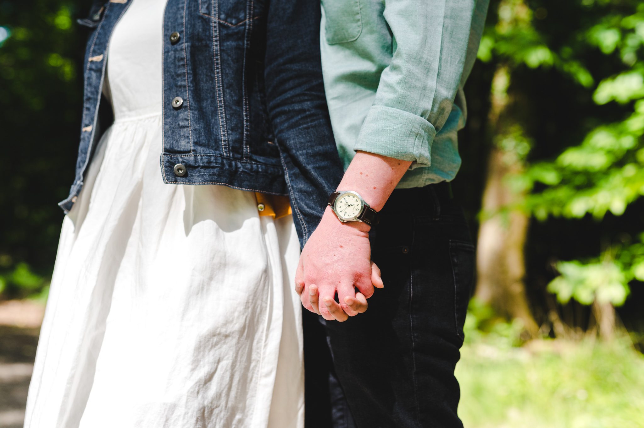 Forest engagement photography
